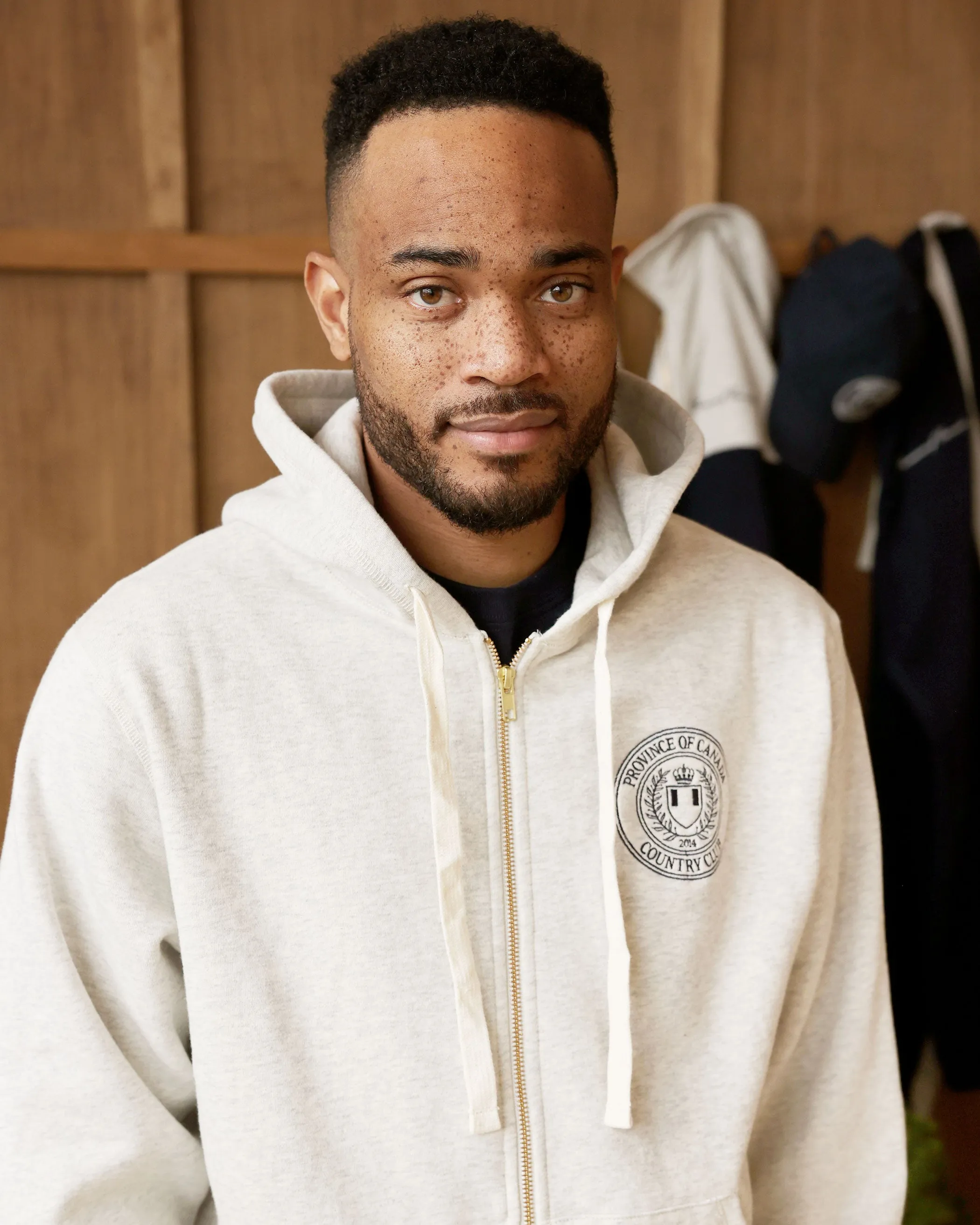 Country Club Fleece Zip Hoodie Eggshell - Unisex sold by Province of Canada product image thumbnail 3