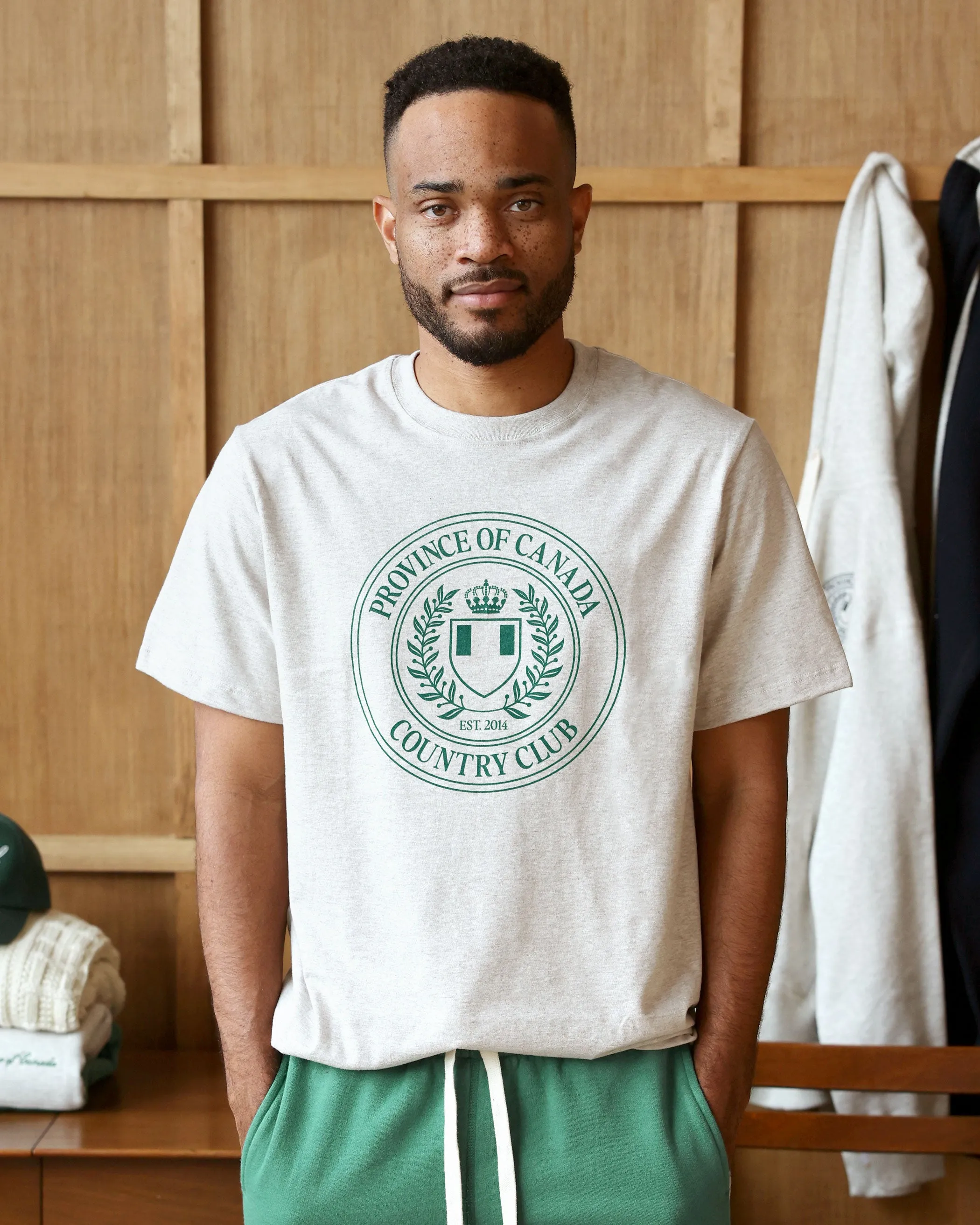 Country Club Tee Oatmeal - Unisex sold by Province of Canada product image thumbnail 2