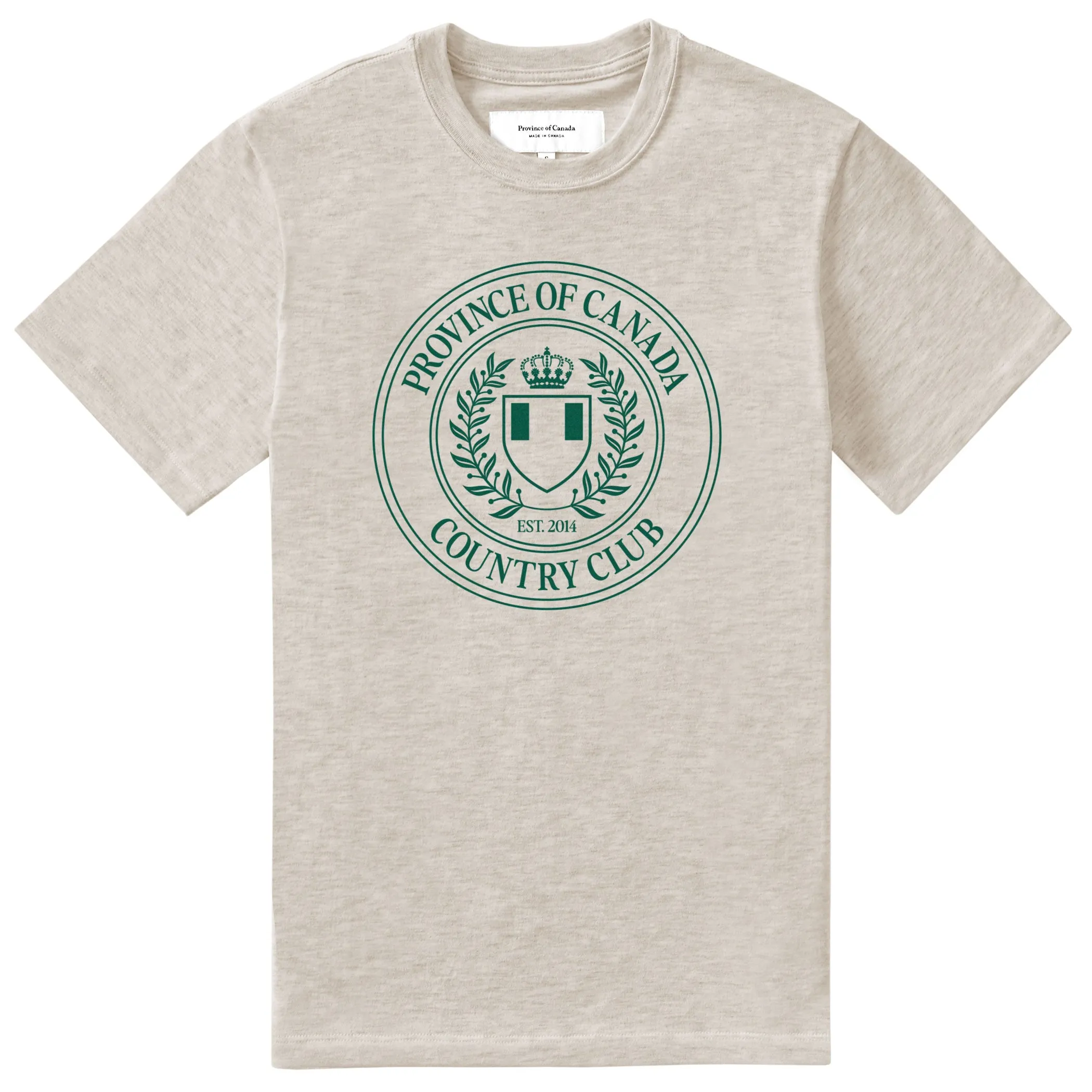 Country Club Tee Oatmeal - Unisex sold by Province of Canada