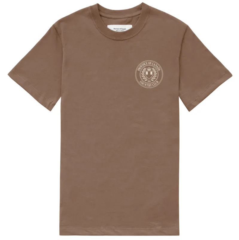 Country Club Tee Cocoa - Unisex sold by Province of Canada