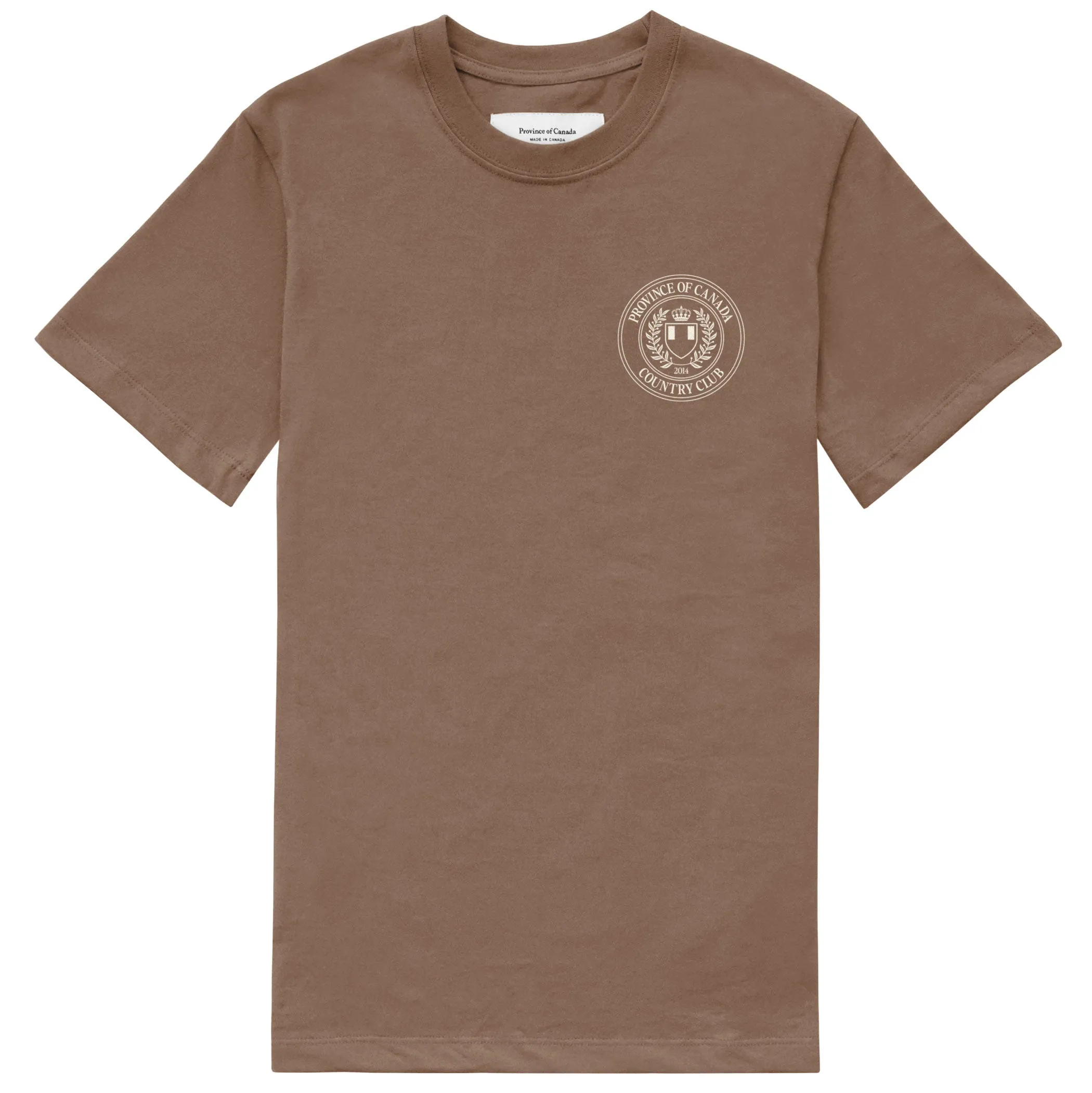 Country Club Tee Cocoa - Unisex sold by Province of Canada