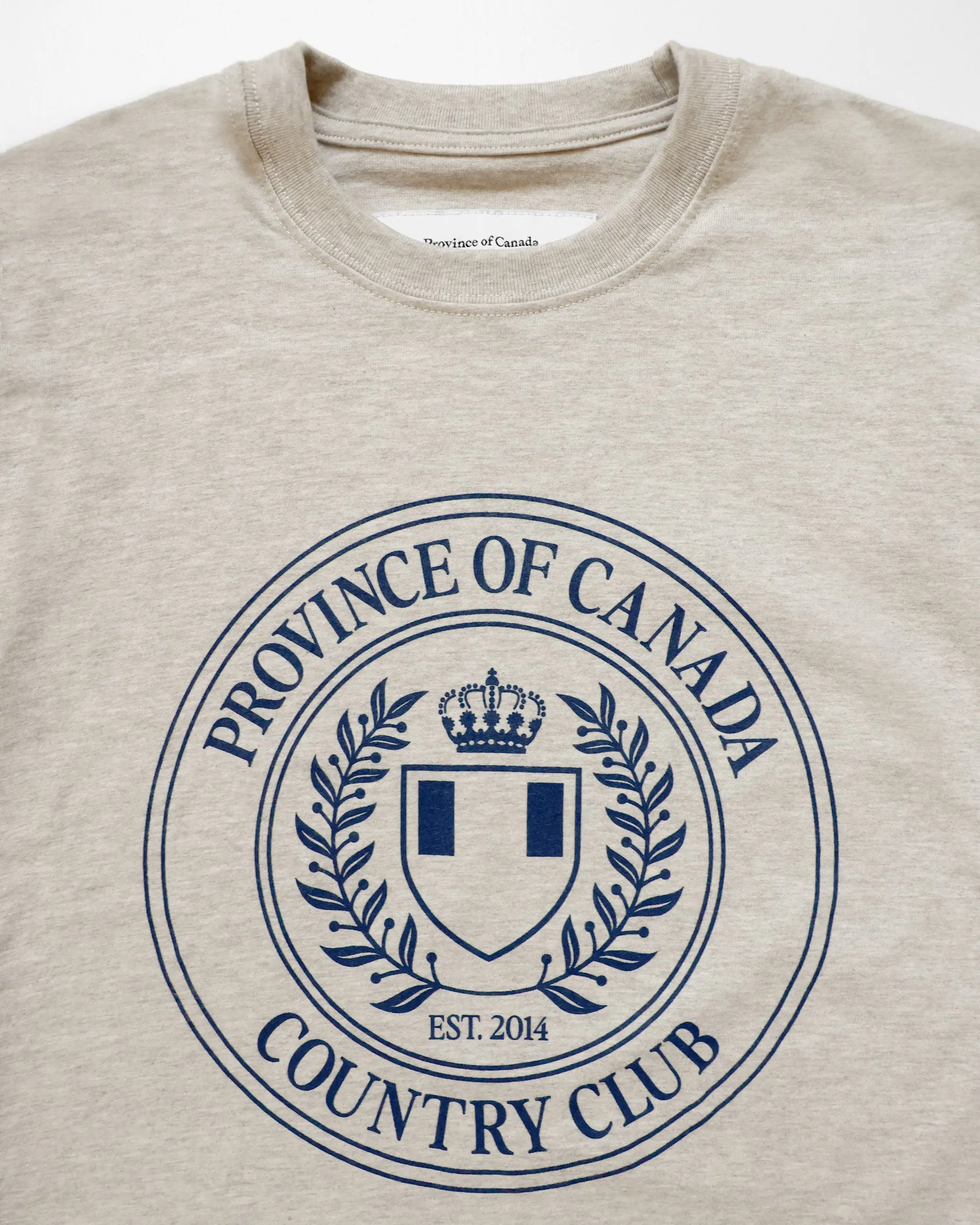 Country Club Long Sleeve Tee Oatmeal - Unisex sold by Province of Canada product image thumbnail 5