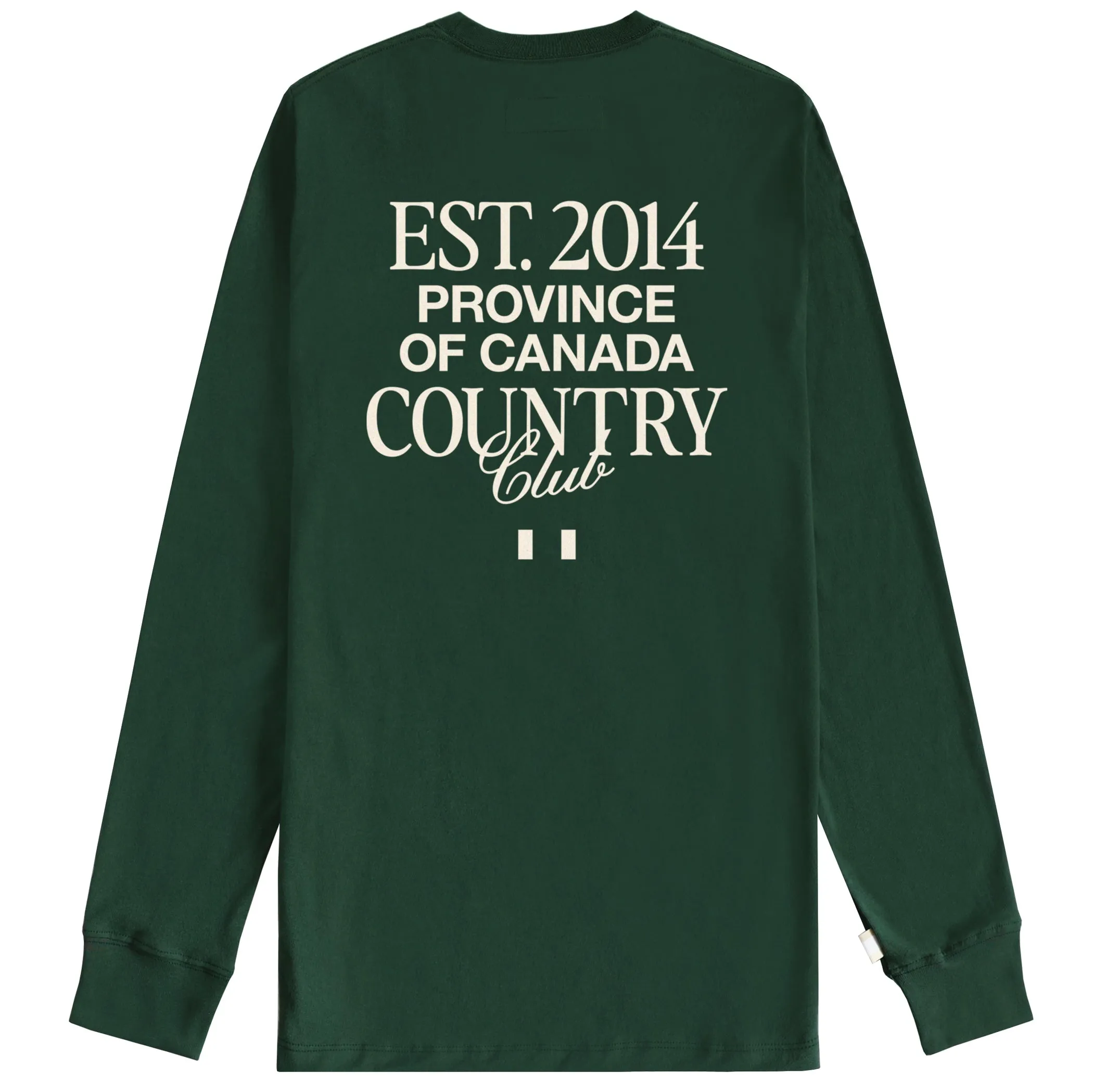 Country Club Long Sleeve Tee Forest - Unisex sold by Province of Canada product image thumbnail 4
