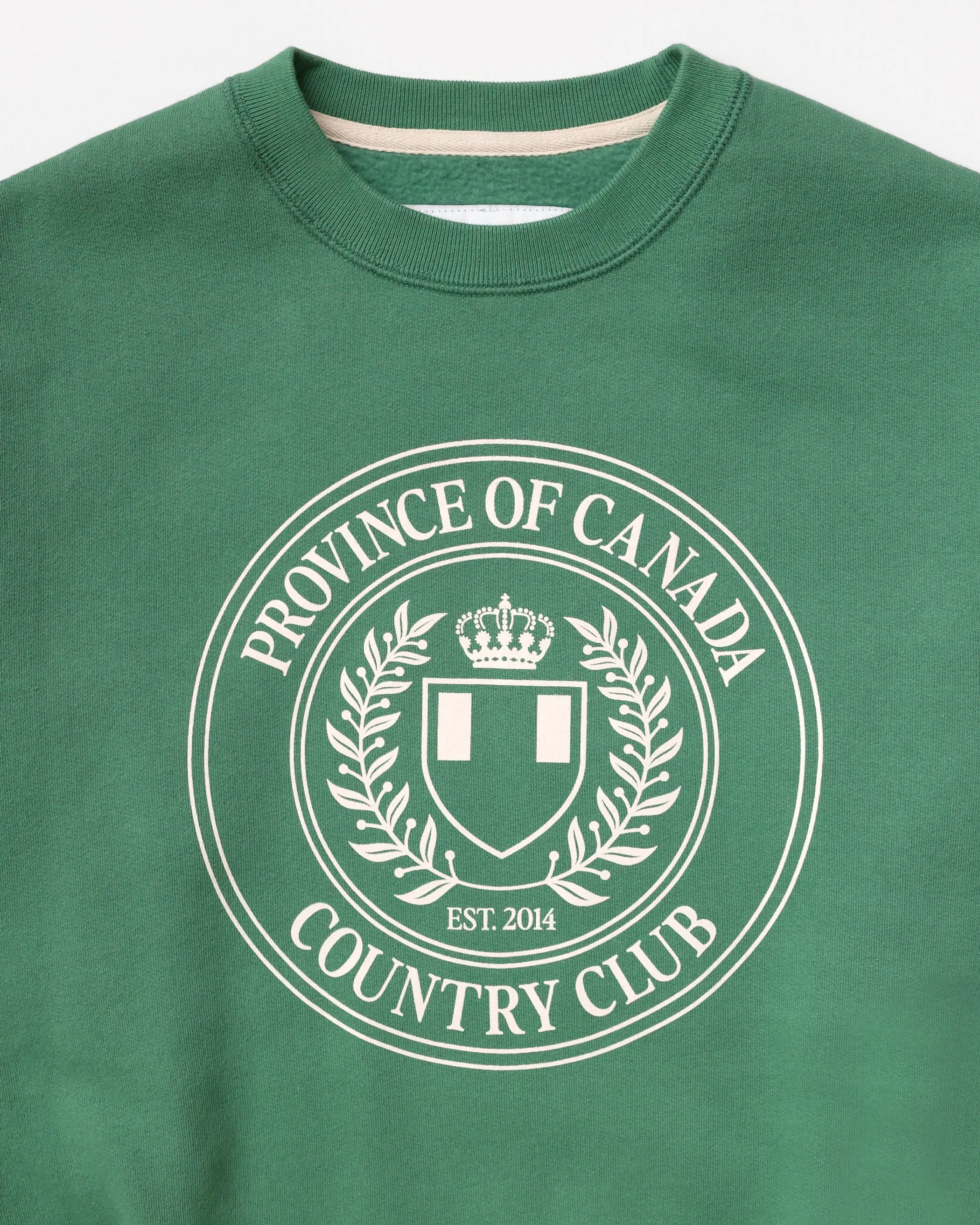 Country Club Fleece Sweatshirt Green - Unisex sold by Province of Canada product image thumbnail 4