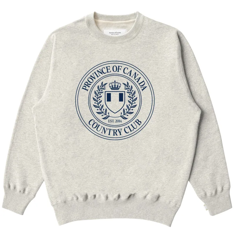 Country Club Fleece Sweatshirt Eggshell - Unisex sold by Province of Canada