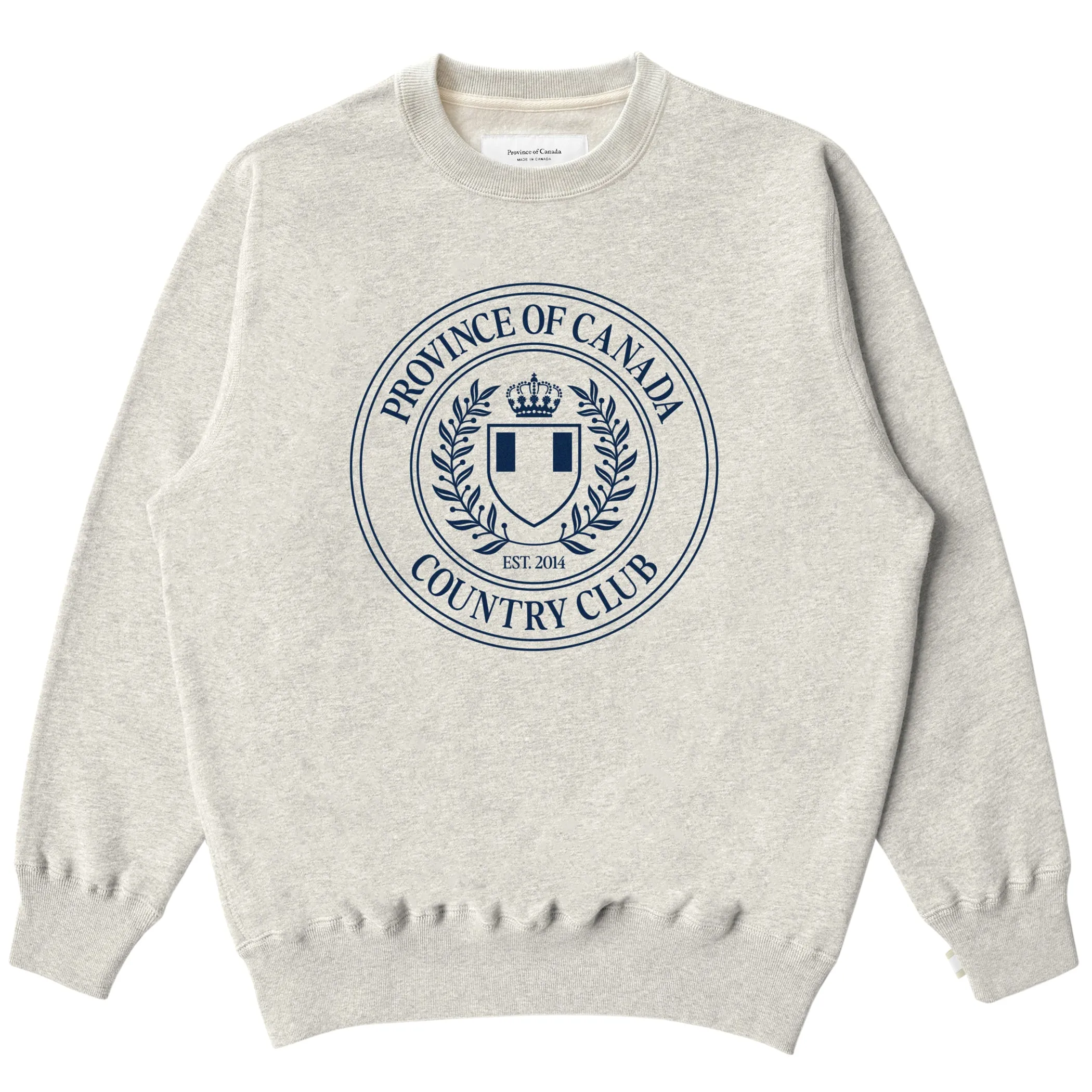 Country Club Fleece Sweatshirt Eggshell - Unisex sold by Province of Canada