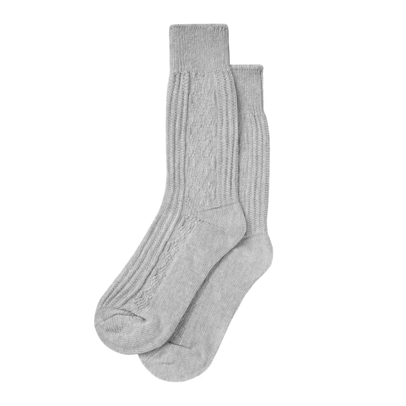 The Slouchy Sock - Windsor Heather Grey sold by Province of Canada