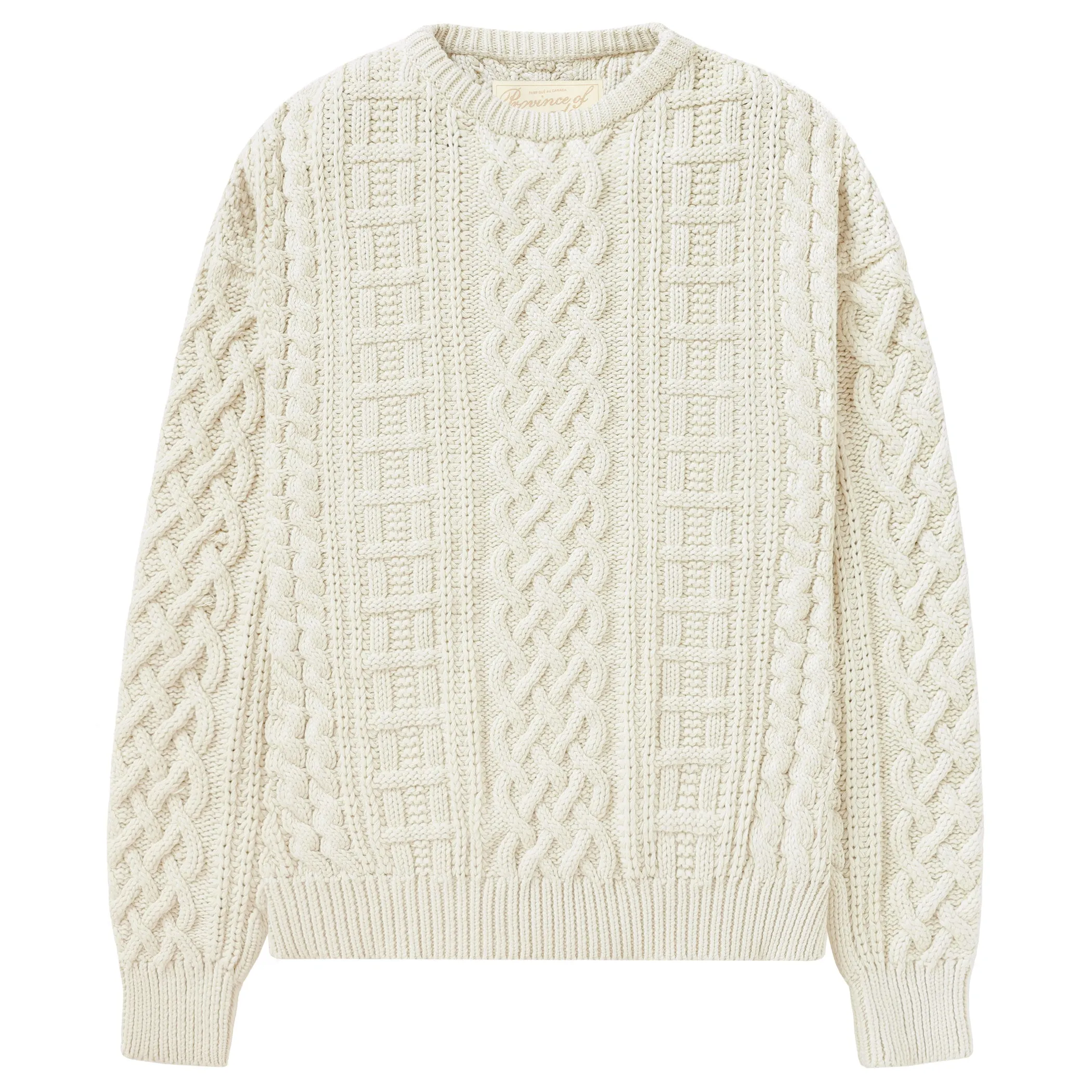 Ivy Cable Knit Sweater - Unisex sold by Province of Canada