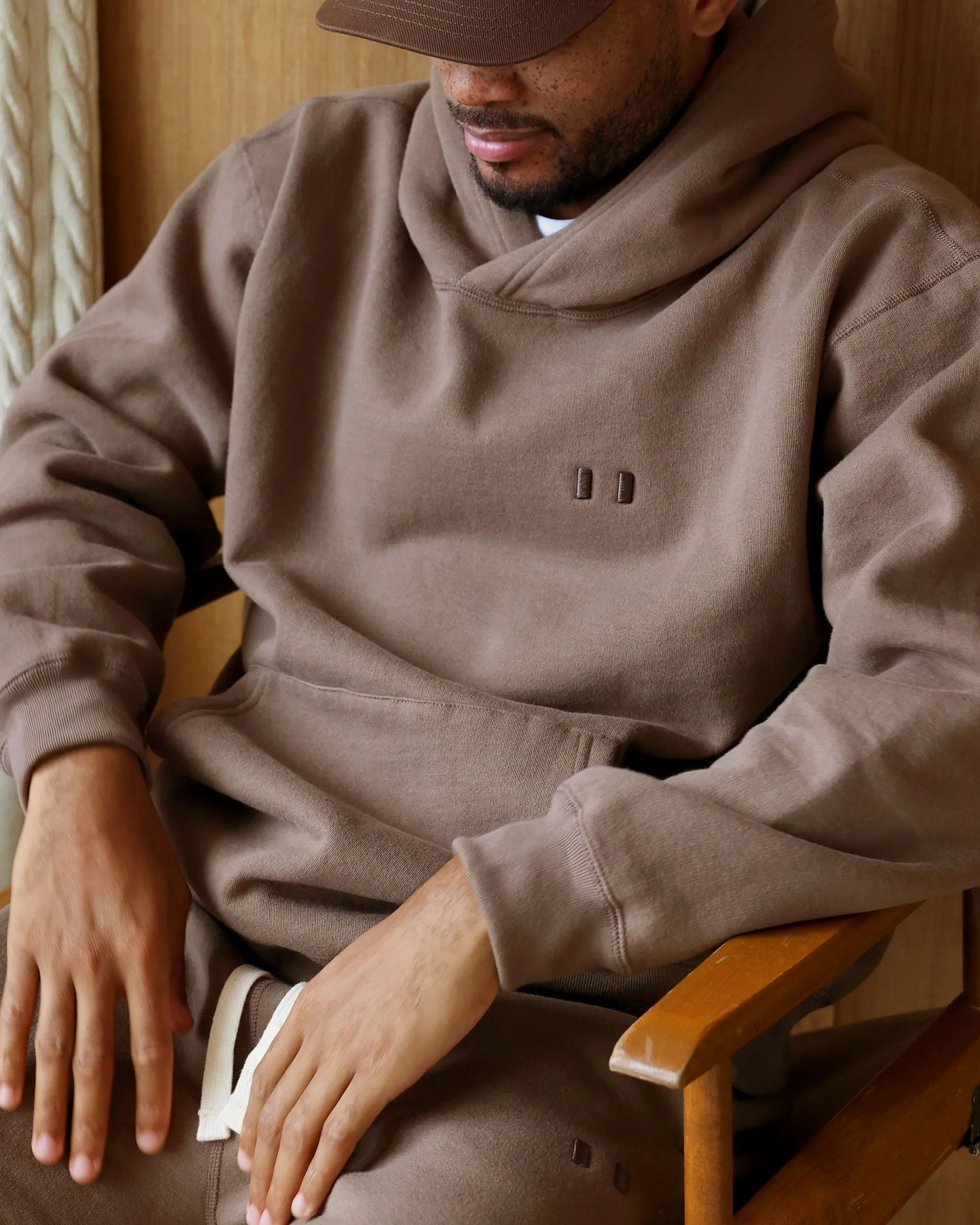 Flag Fleece Hoodie Chestnut - Unisex sold by Province of Canada product image thumbnail 2