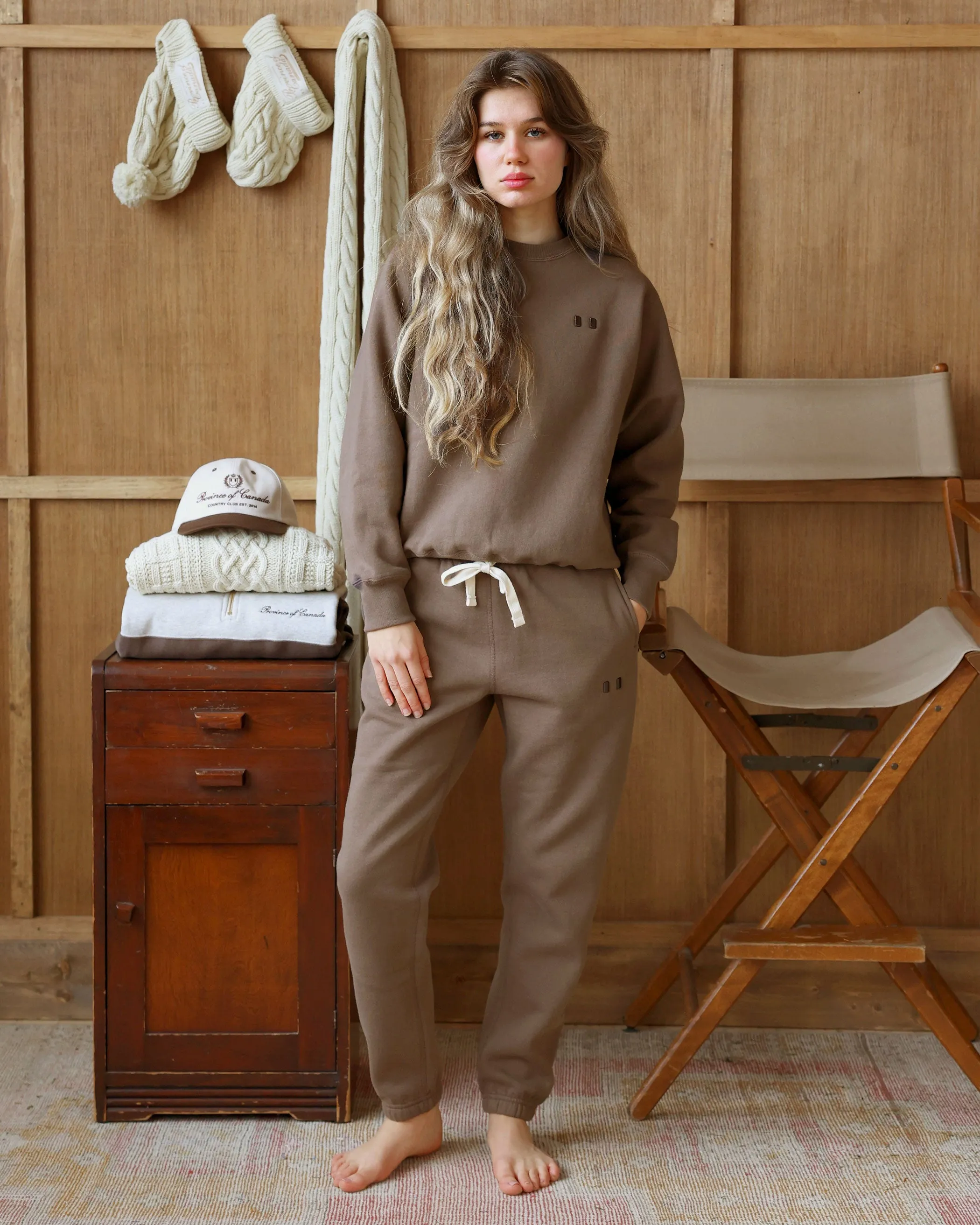 Original - Flag Fleece Sweatpant Chestnut - Unisex sold by Province of Canada product image thumbnail 2