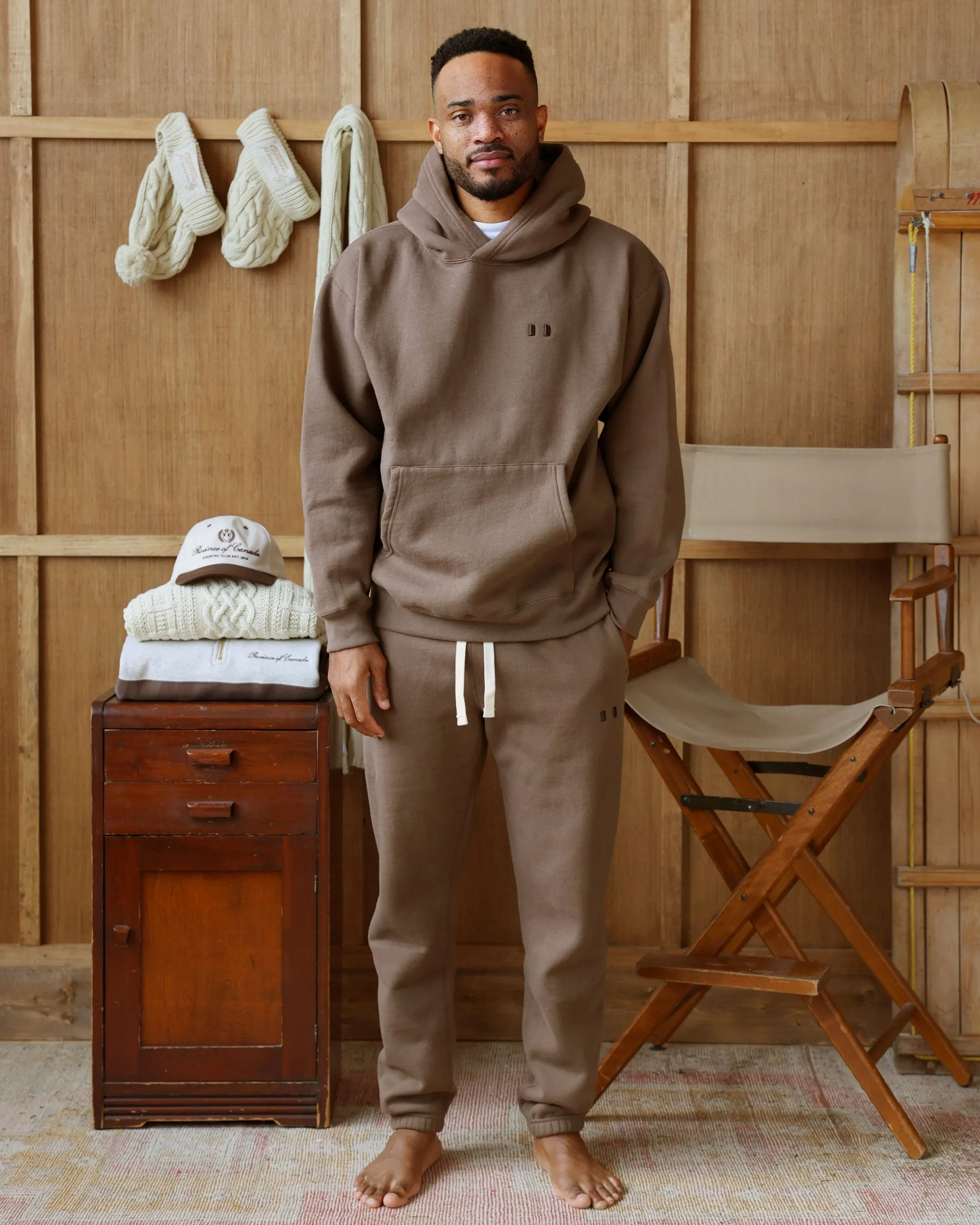 Original - Flag Fleece Sweatpant Chestnut - Unisex sold by Province of Canada product image thumbnail 3