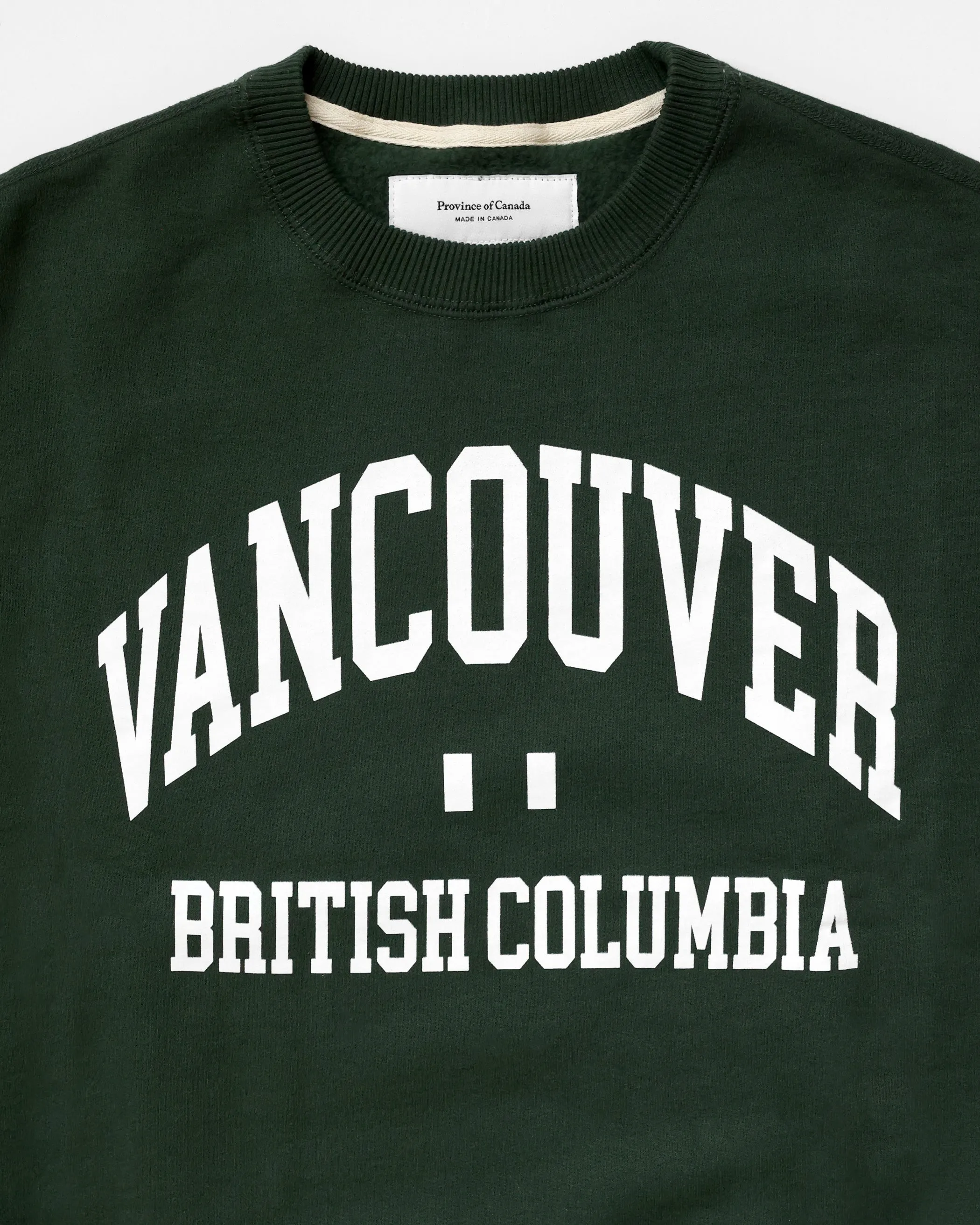 Vancouver Fleece Sweatshirt Forest - Unisex sold by Province of Canada product image thumbnail 4