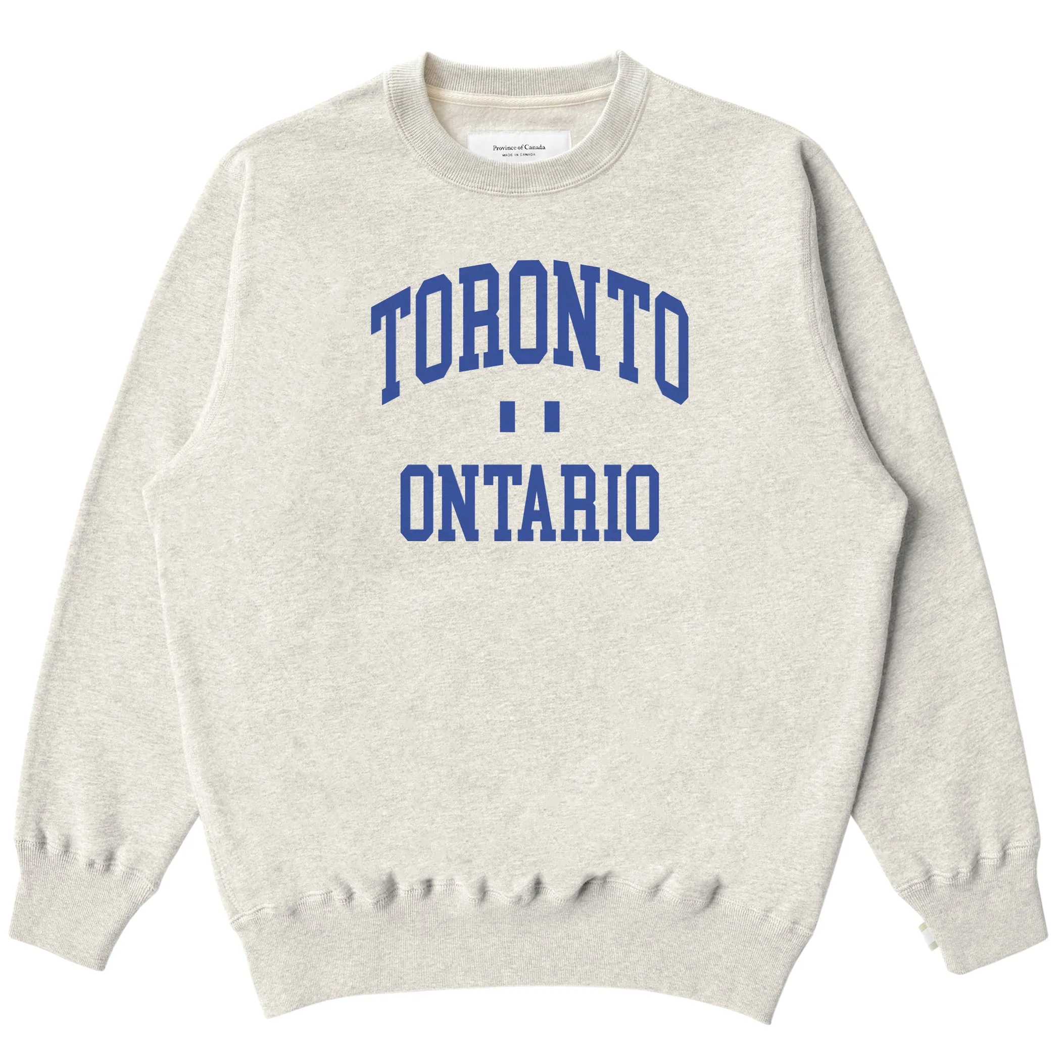 Toronto Fleece Sweatshirt Eggshell - Unisex sold by Province of Canada