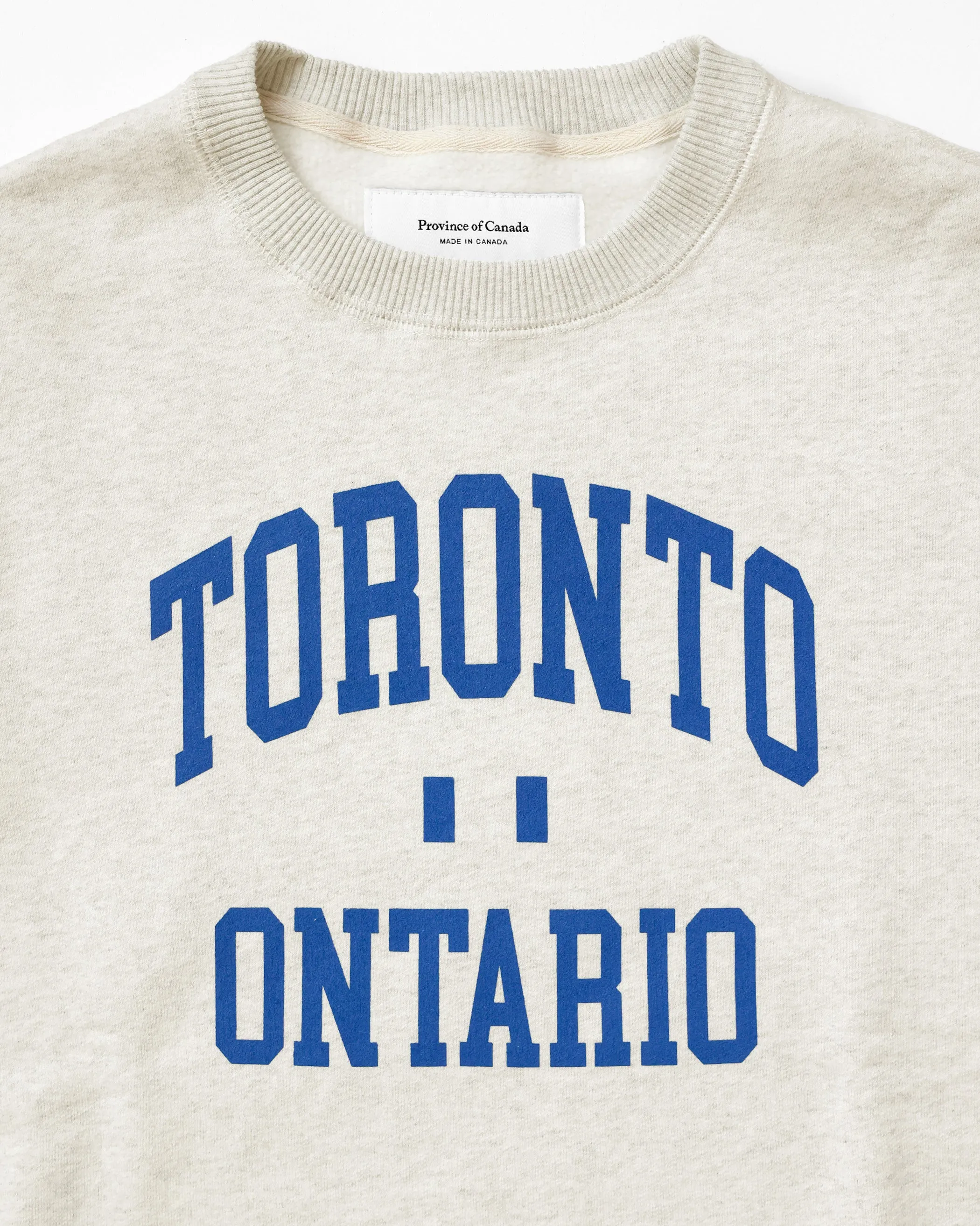 Toronto Fleece Sweatshirt Eggshell - Unisex sold by Province of Canada product image thumbnail 4
