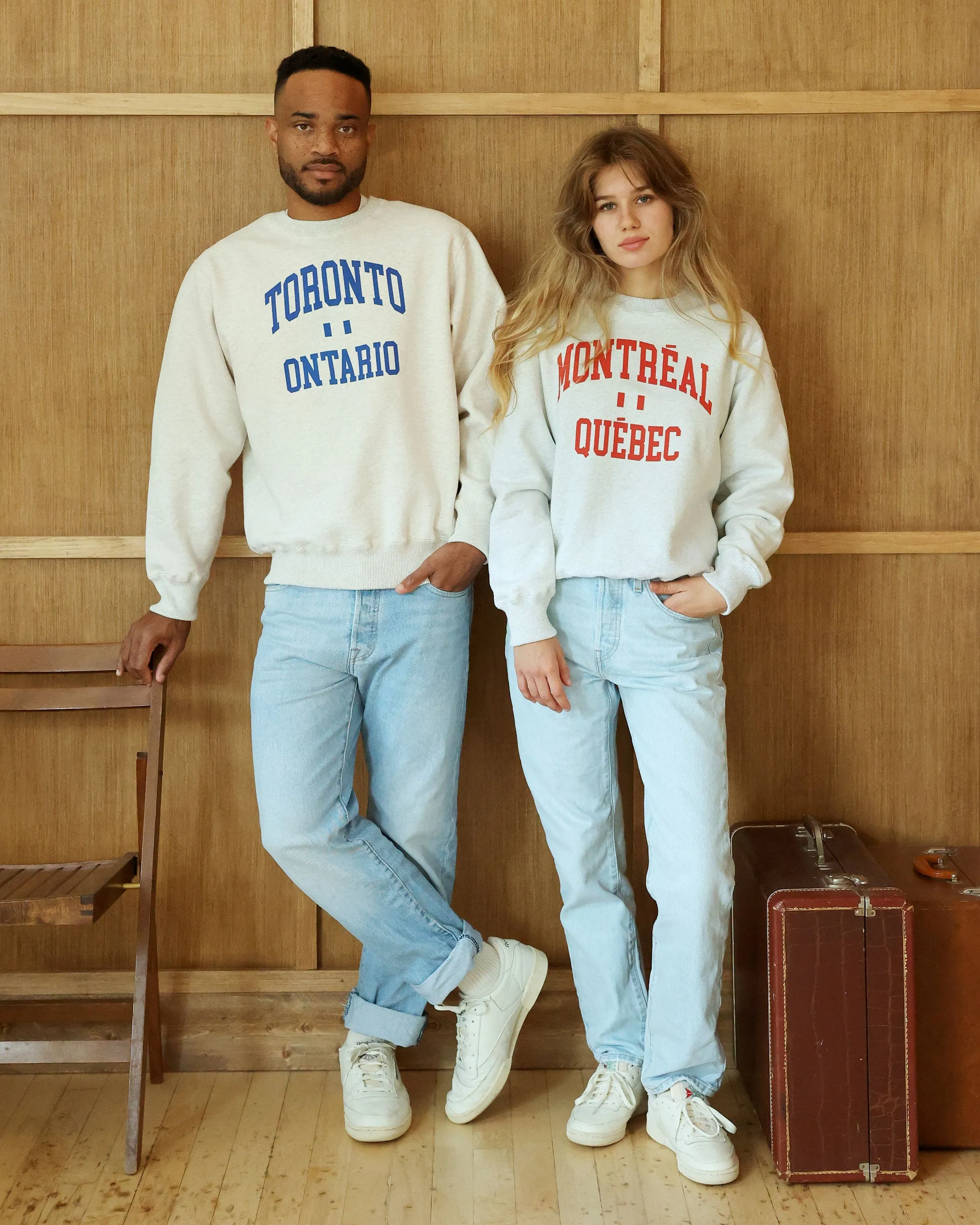 Toronto Fleece Sweatshirt Eggshell - Unisex sold by Province of Canada product image thumbnail 3