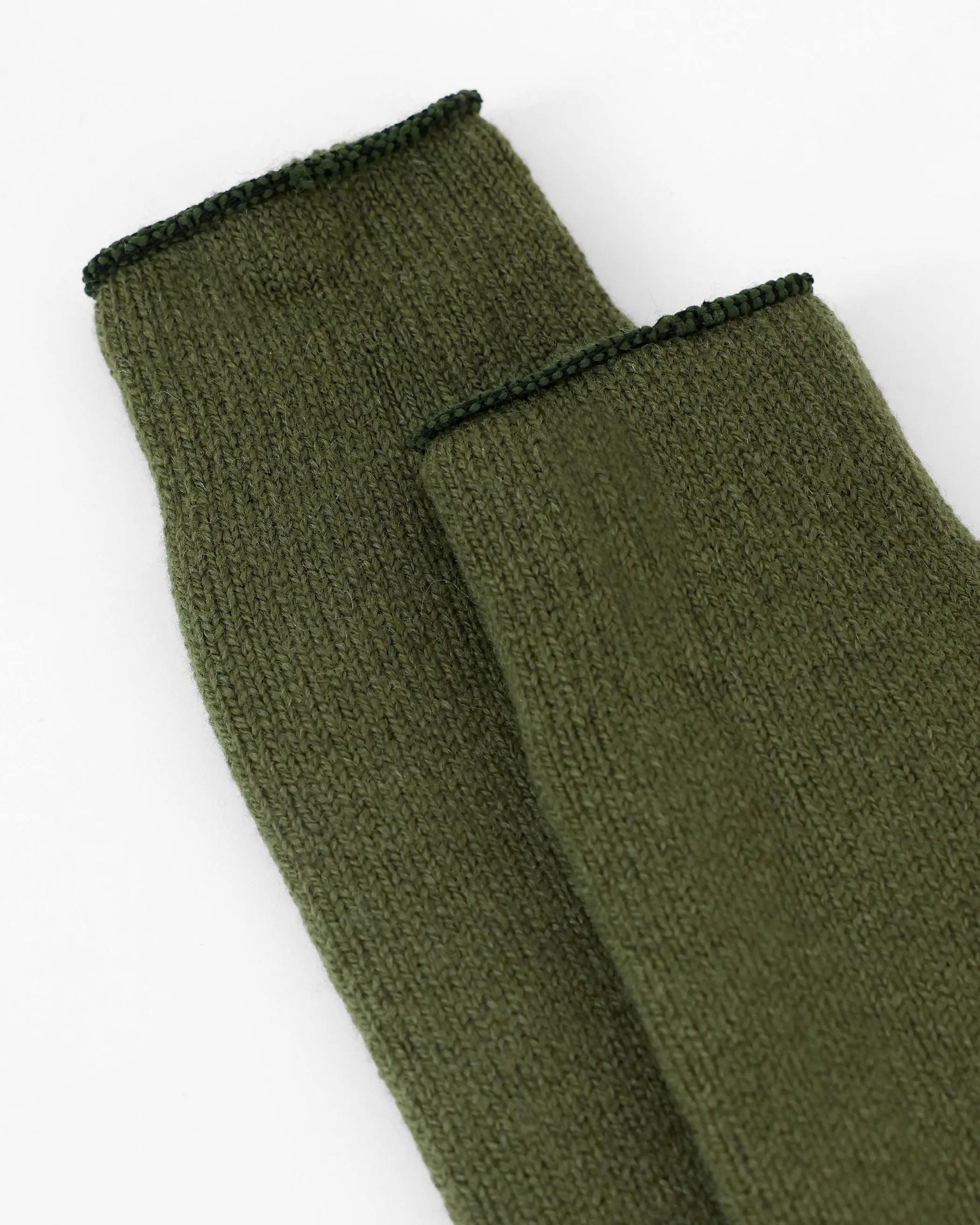 Long Slipper Sock Olive sold by Province of Canada product image thumbnail 3
