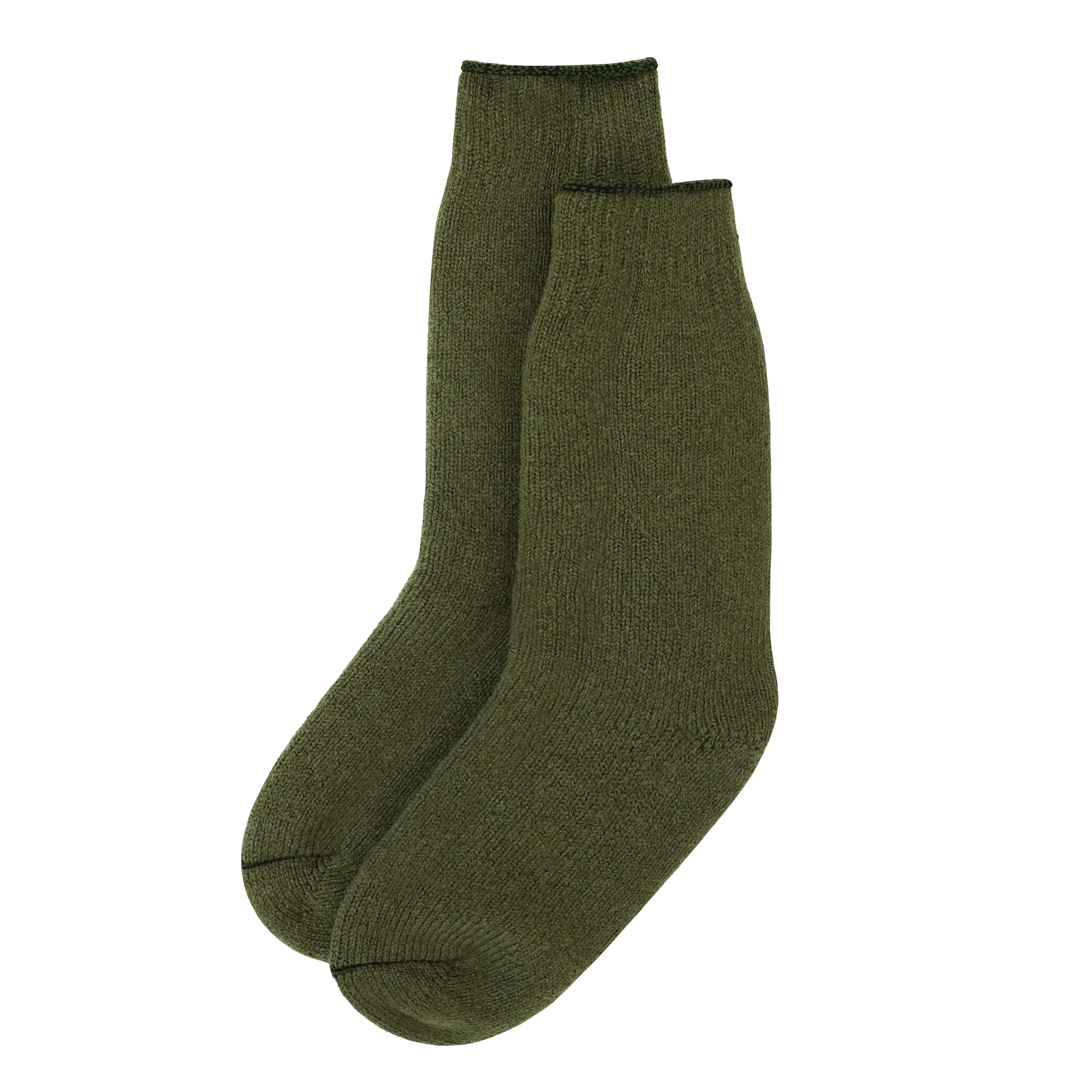 Long Slipper Sock Olive sold by Province of Canada