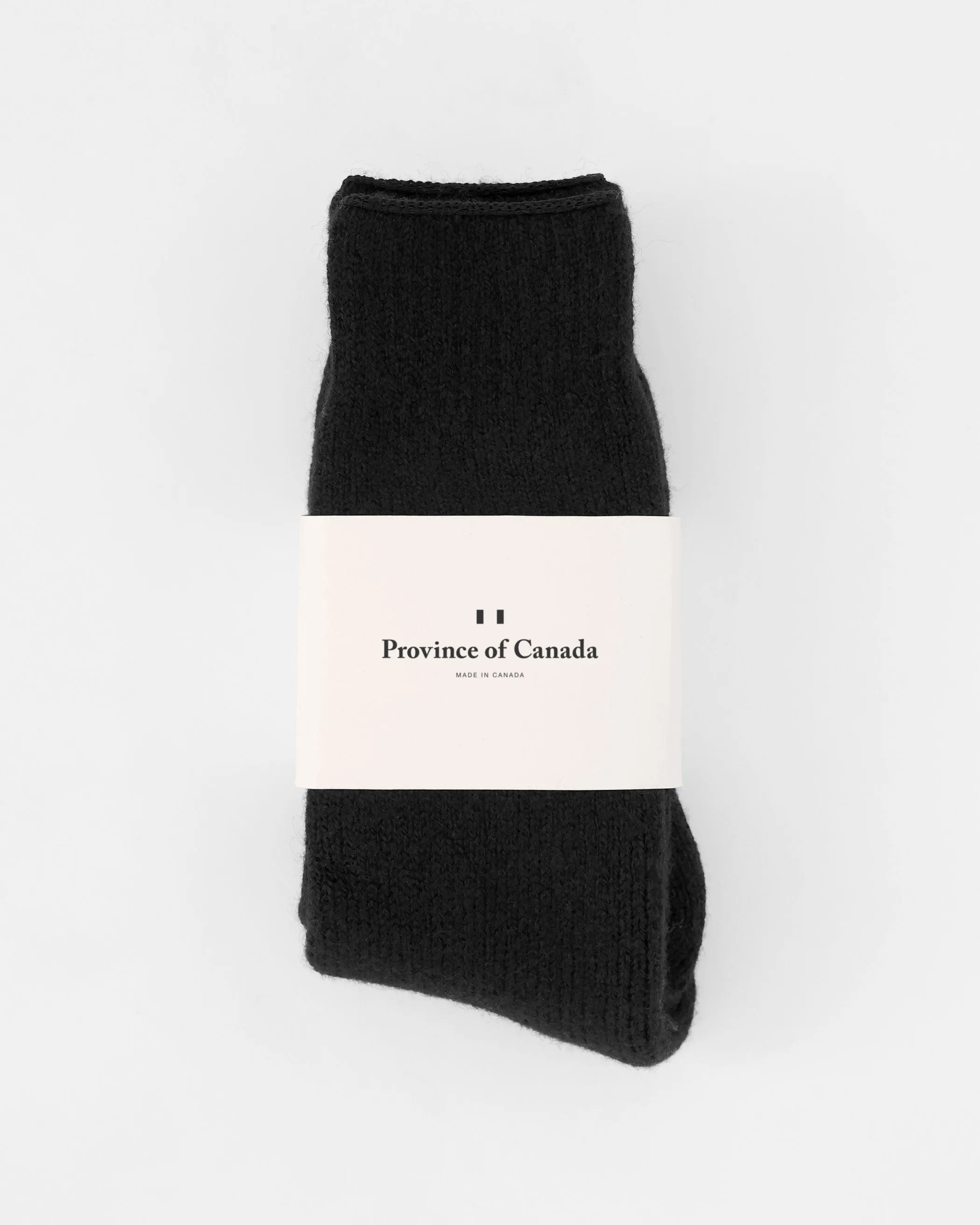 Long Slipper Sock Black sold by Province of Canada product image thumbnail 2
