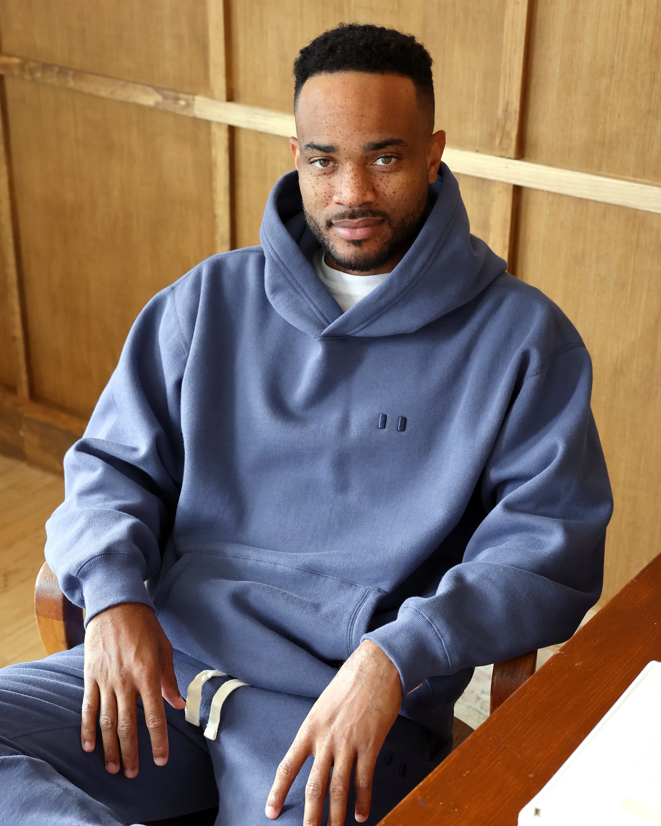 Flag Fleece Hoodie French Blue - Unisex sold by Province of Canada product image thumbnail 3