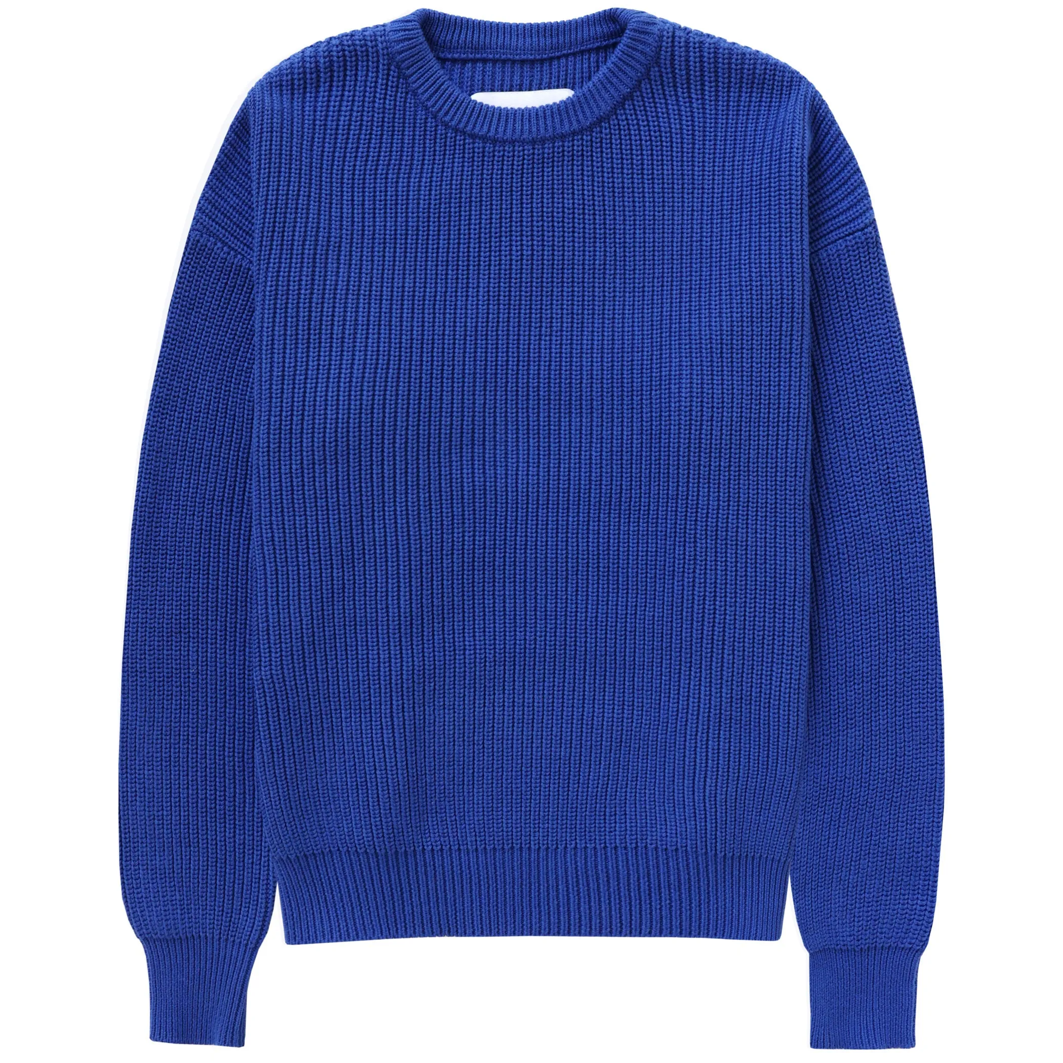 Cotton Knit Sweater Royal - Unisex sold by Province of Canada