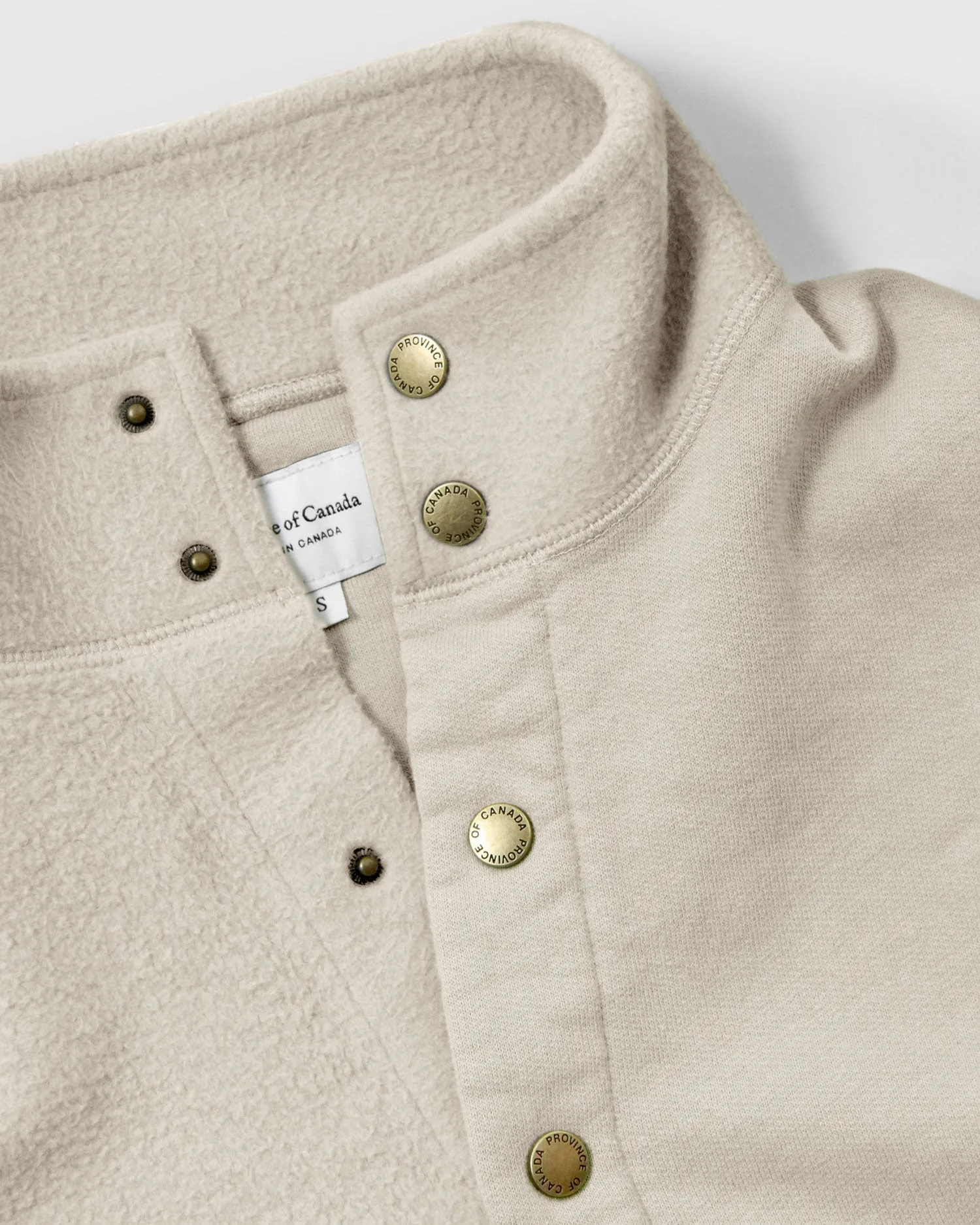 Reverse Fleece Pullover Sand - Unisex sold by Province of Canada product image thumbnail 3