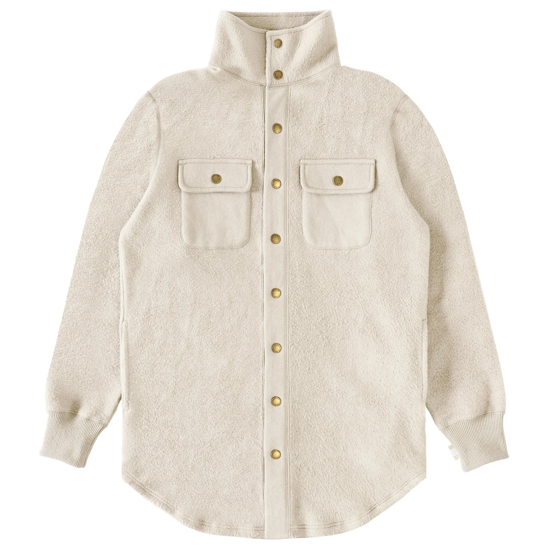 Reverse Fleece Jacket Sand - Unisex sold by Province of Canada