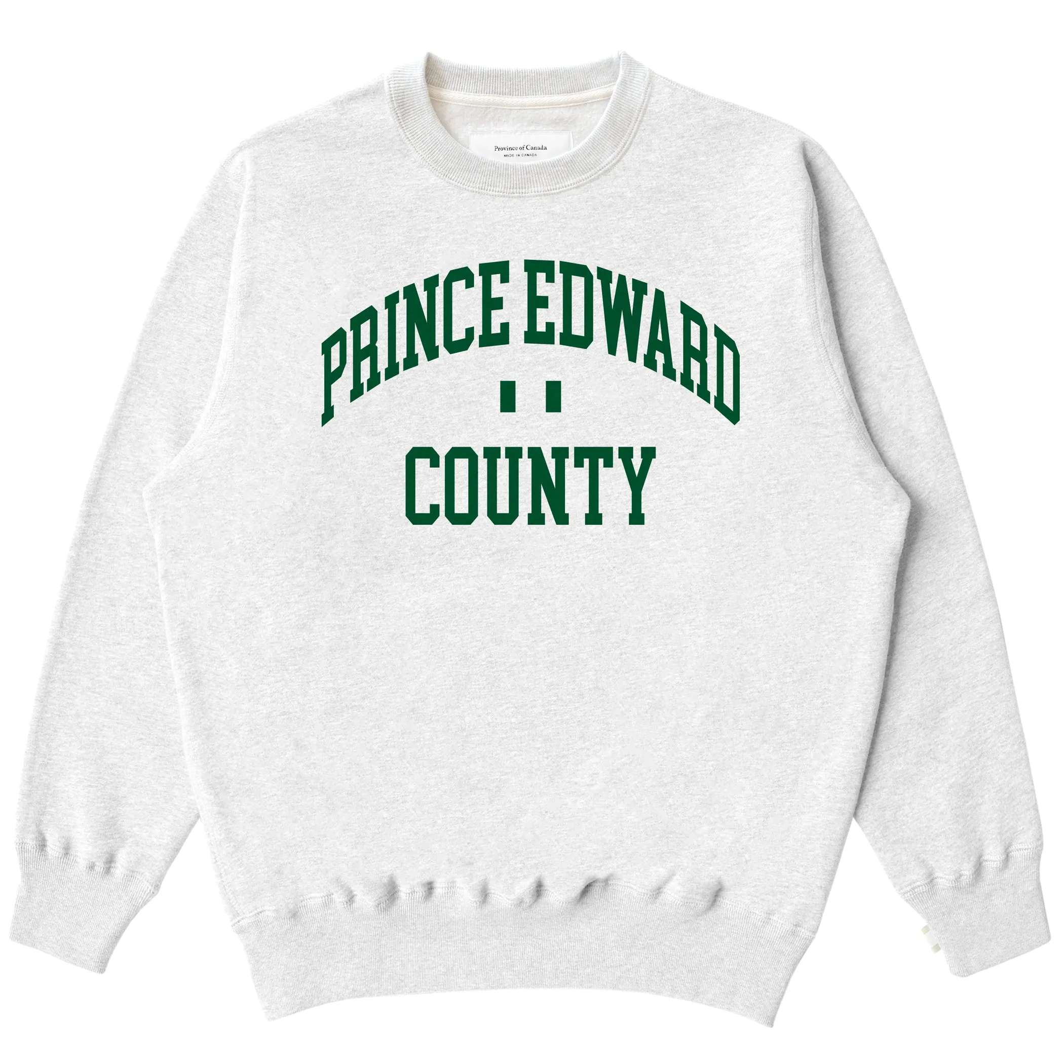 Prince Edward County Fleece Sweatshirt Cloud - Unisex sold by Province of Canada