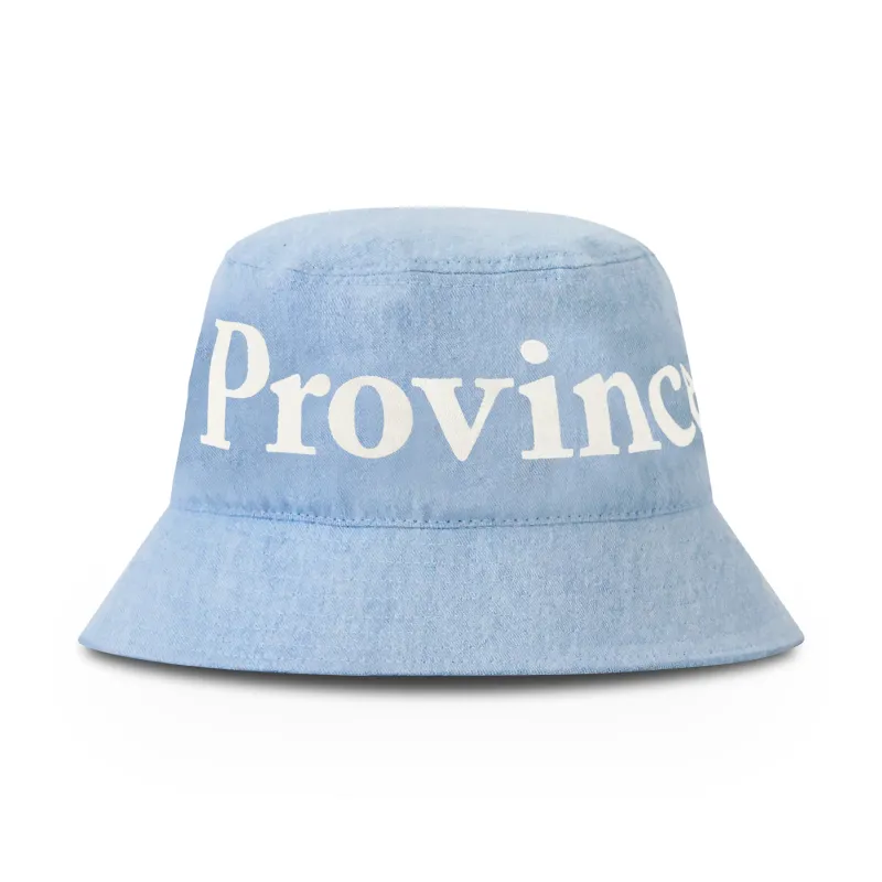 Wordmark Bucket Hat Denim sold by Province of Canada