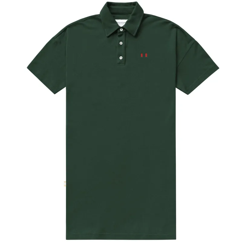 Flag Polo Boyfriend Dress Evergreen sold by Province of Canada