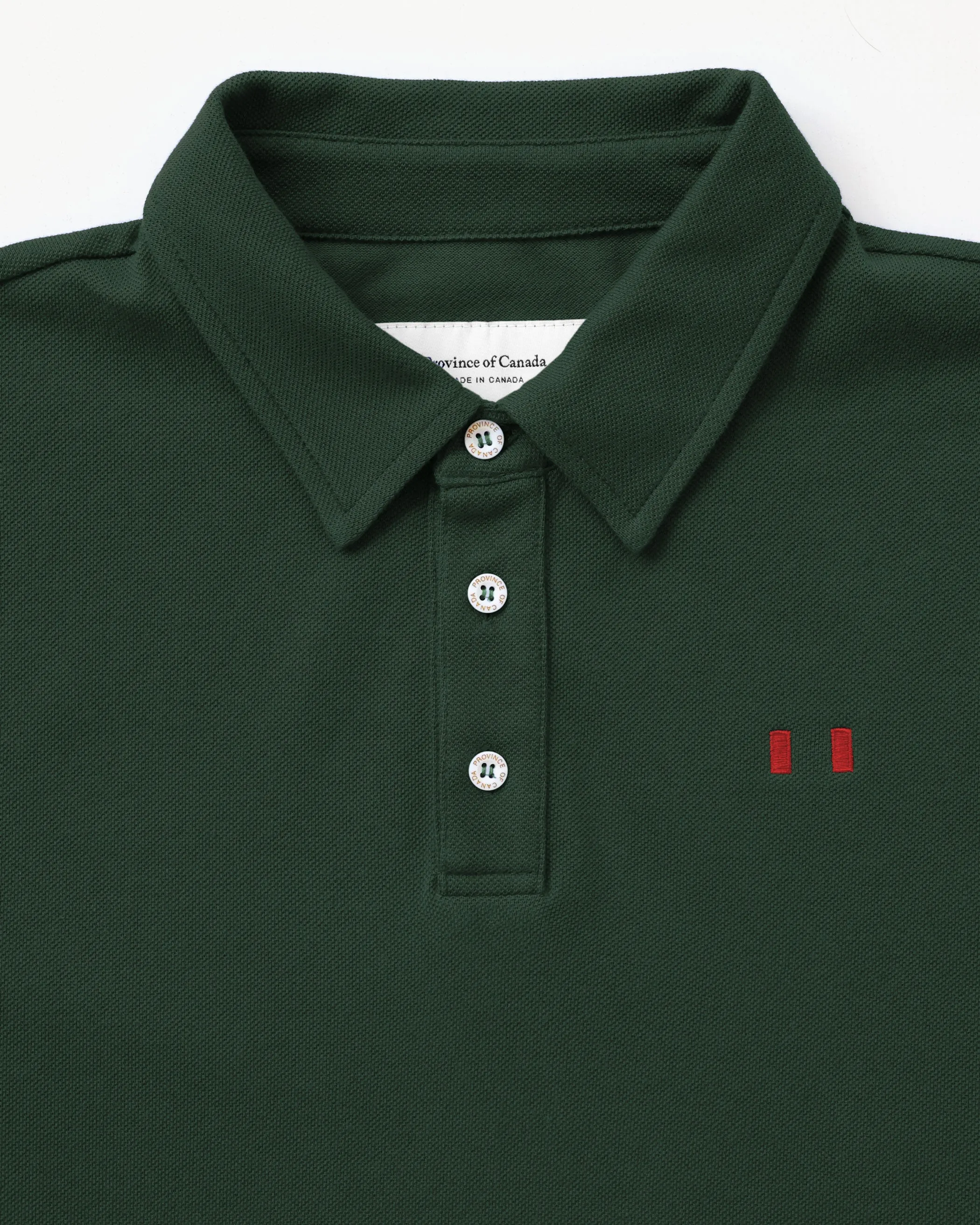 Flag Polo Shirt Evergreen - Unisex sold by Province of Canada product image thumbnail 4