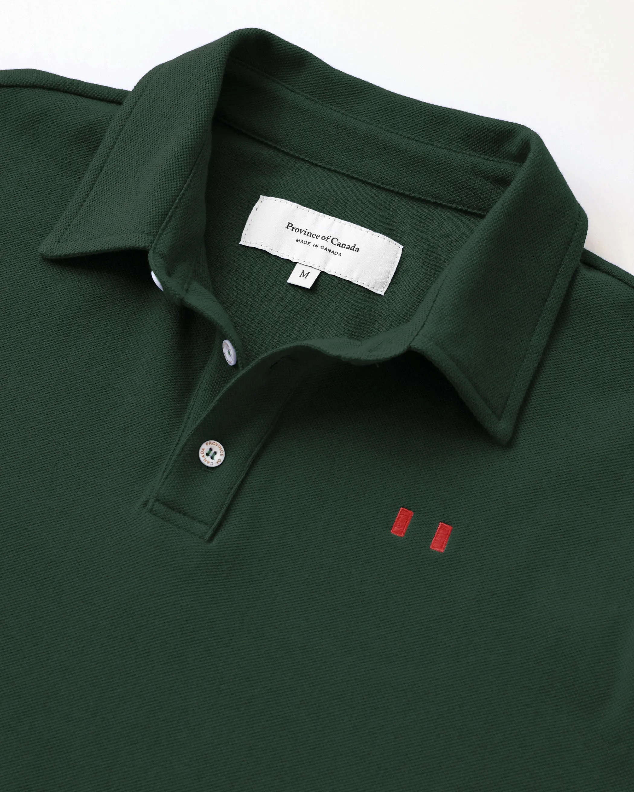 Flag Polo Shirt Evergreen - Unisex sold by Province of Canada product image thumbnail 5
