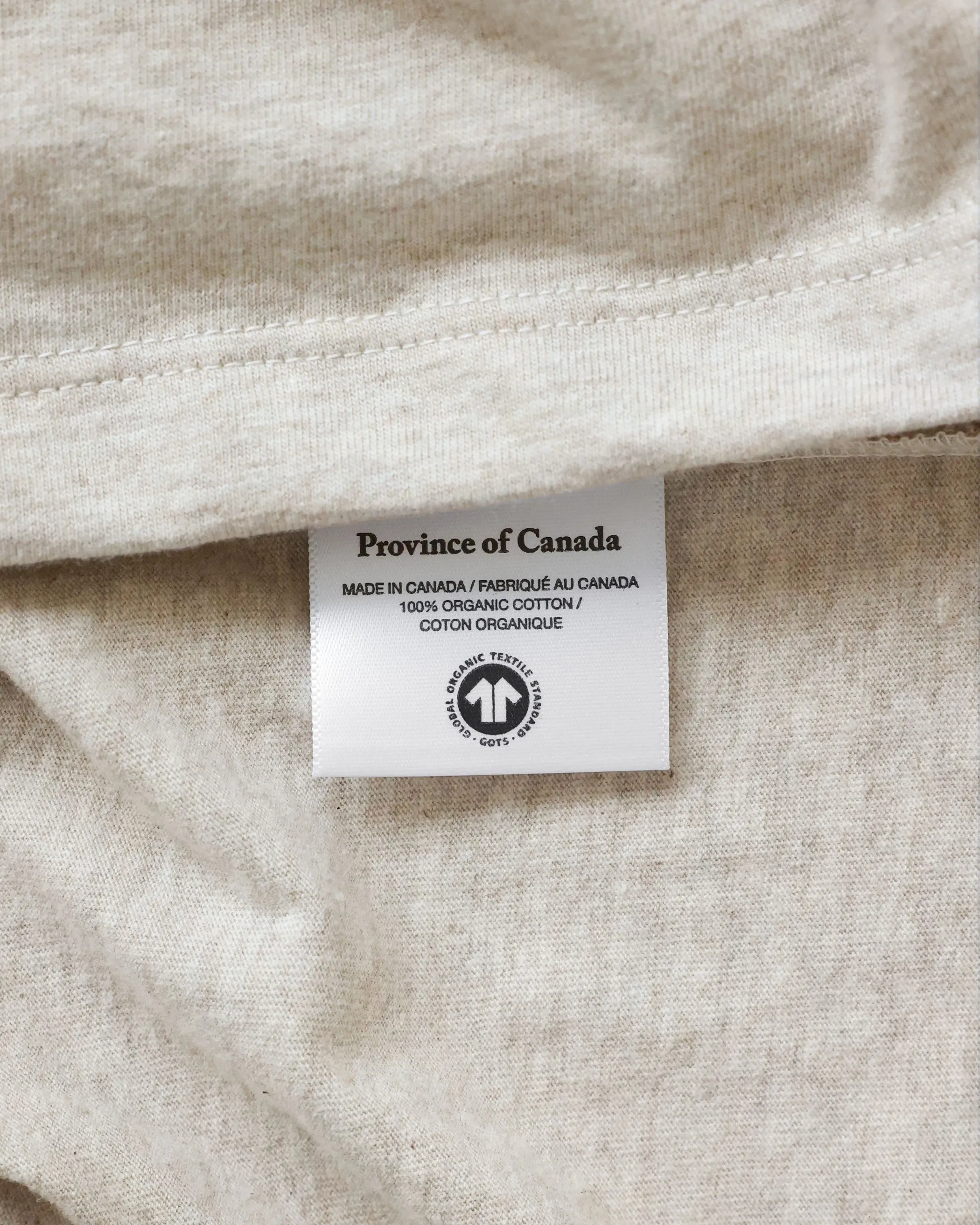 Monday Tee Oatmeal - Unisex sold by Province of Canada product image thumbnail 4