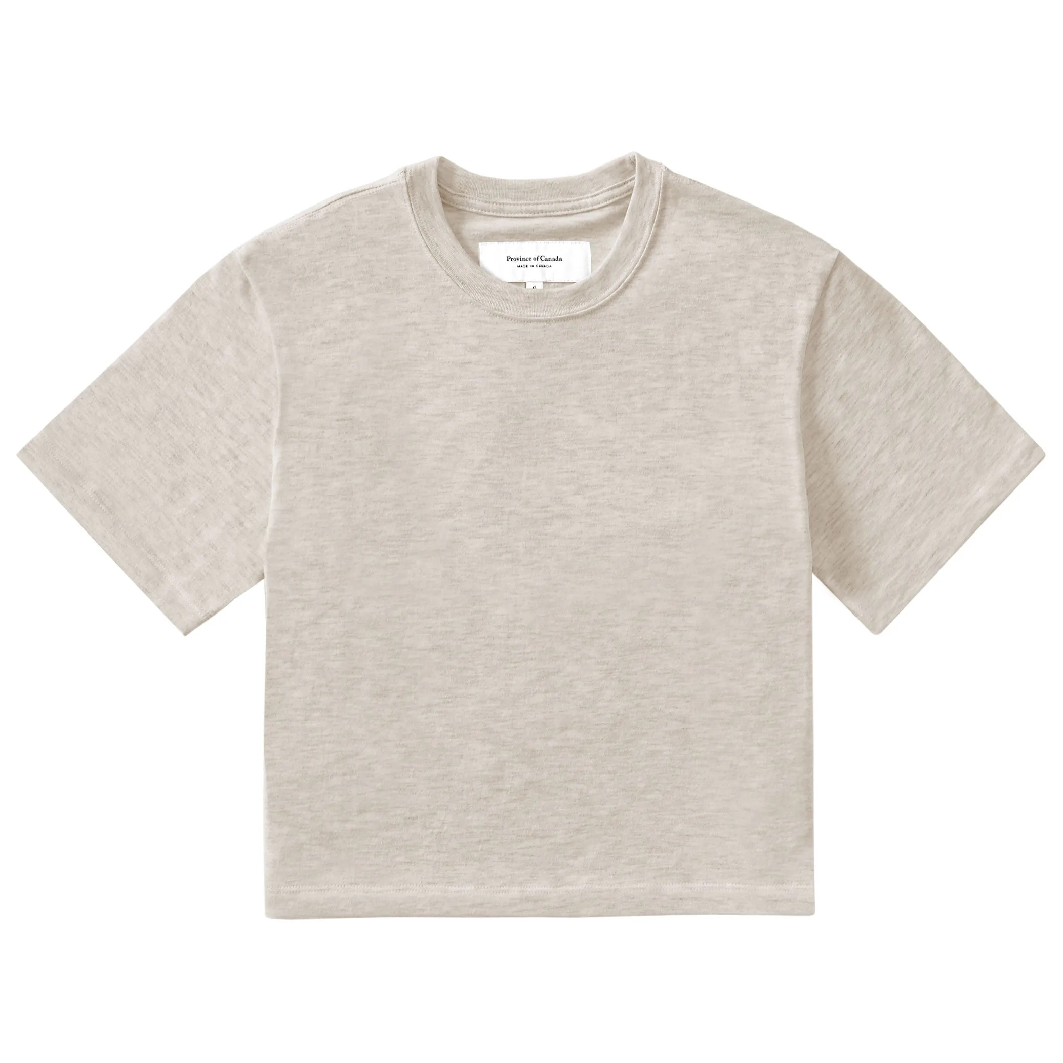 Monday Crop Top Oatmeal sold by Province of Canada