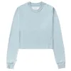 Monday Long Sleeve Crop Top Blueish sold by Province of Canada