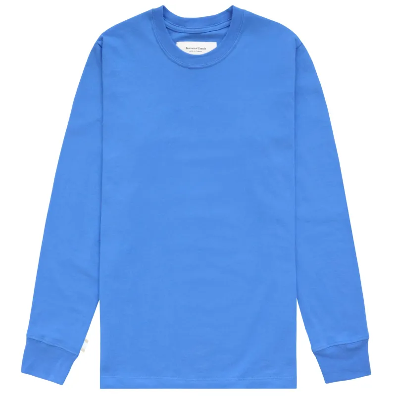 Monday Long Sleeve Tee Super Blue - Unisex sold by Province of Canada