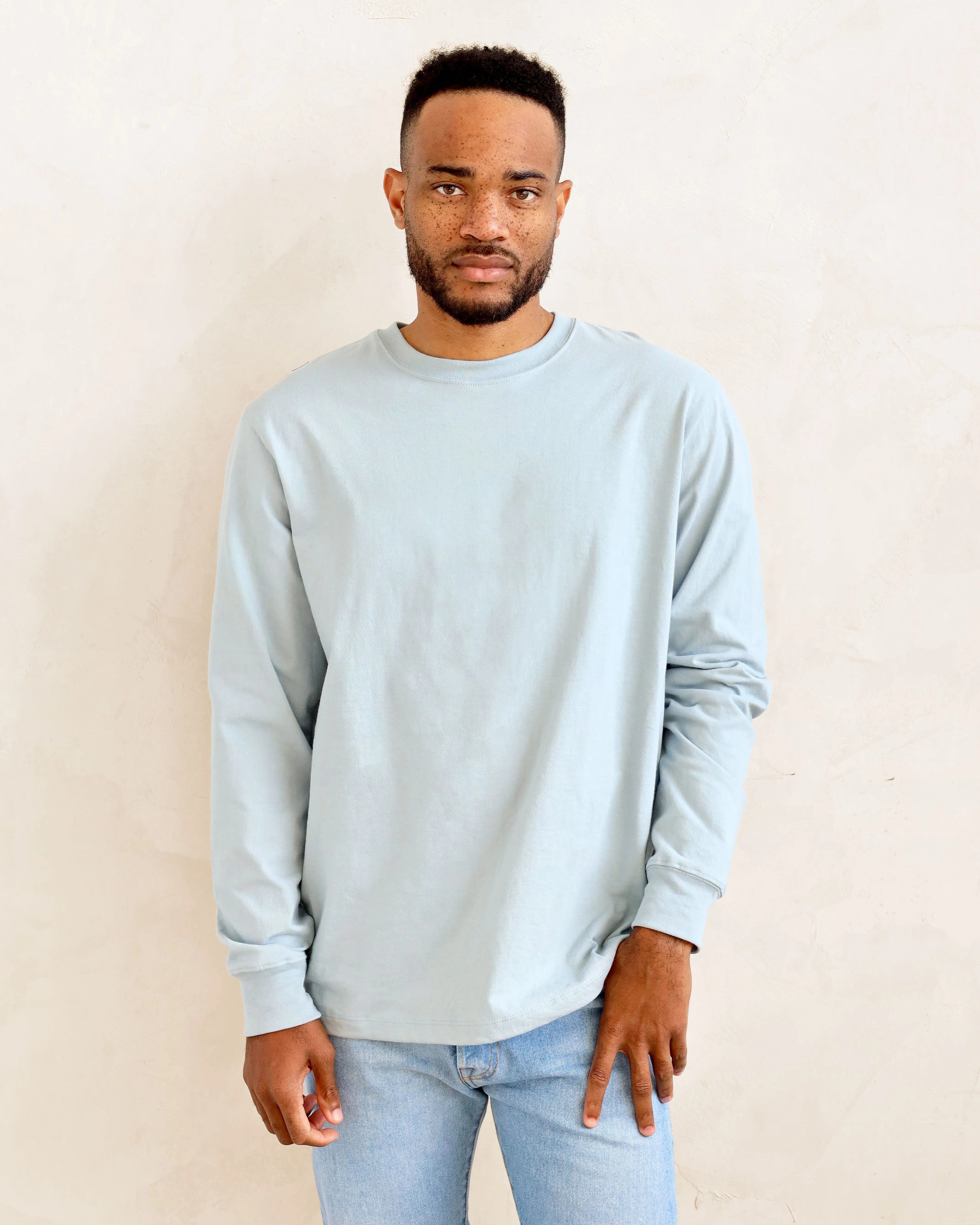 Monday Long Sleeve Tee Blueish - Unisex sold by Province of Canada product image thumbnail 2