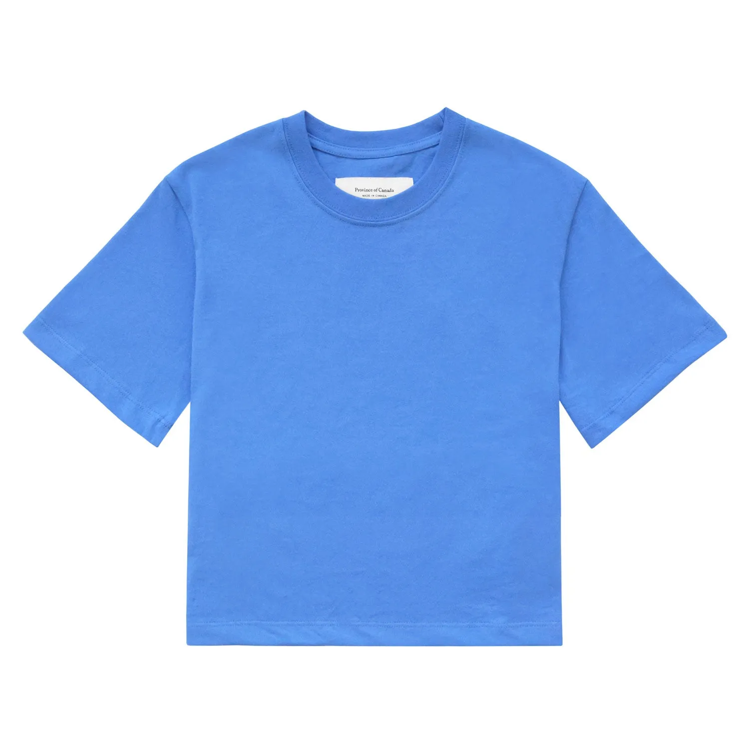 Monday Crop Top Super Blue sold by Province of Canada