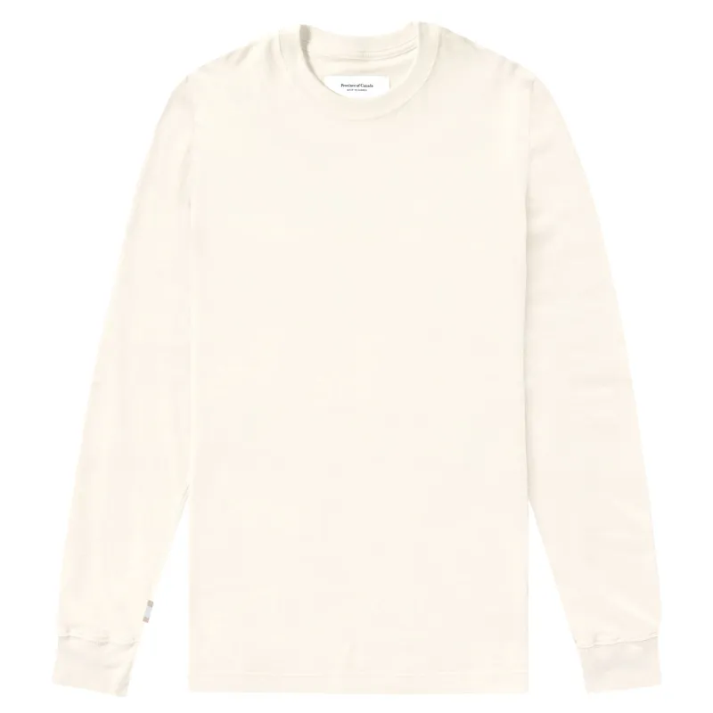 Monday Long Sleeve Tee Natural - Unisex sold by Province of Canada