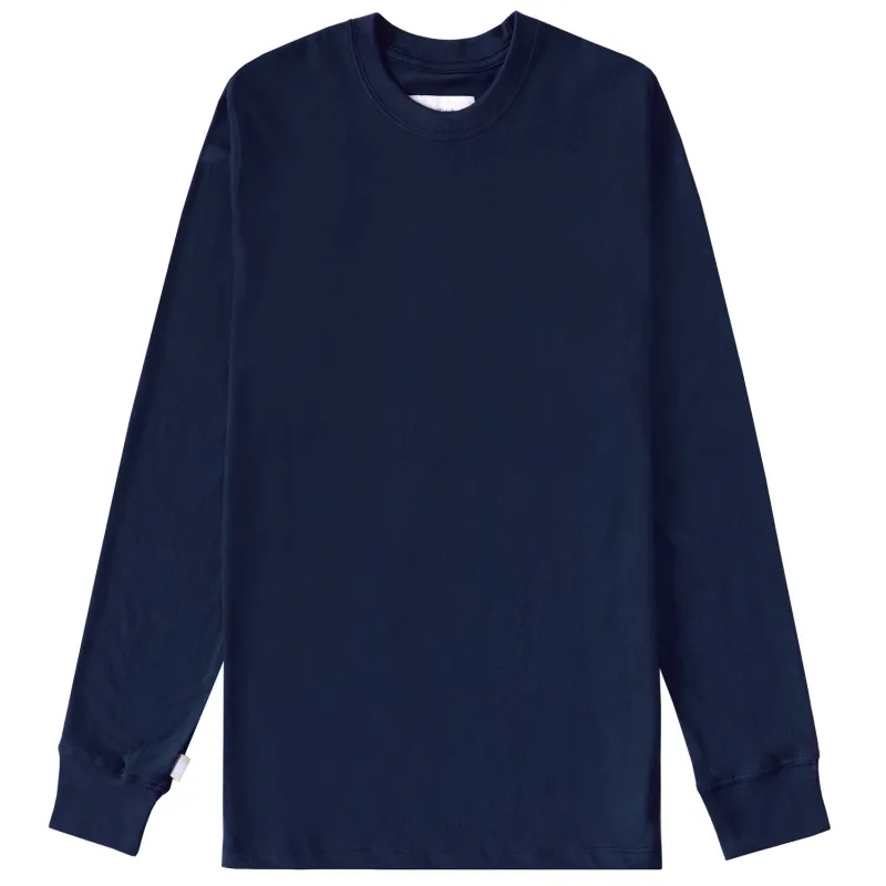 Monday Long Sleeve Tee Navy - Unisex sold by Province of Canada