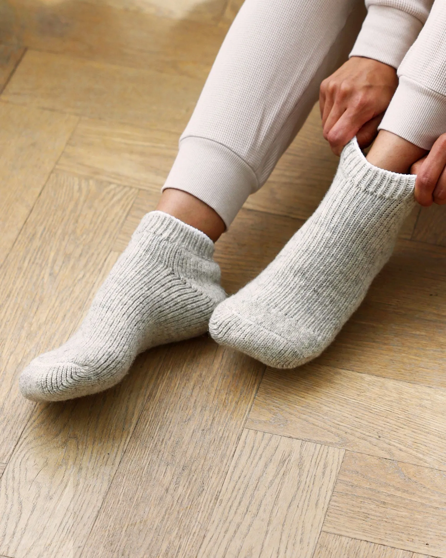 Slipper Sock Natural sold by Province of Canada product image thumbnail 2