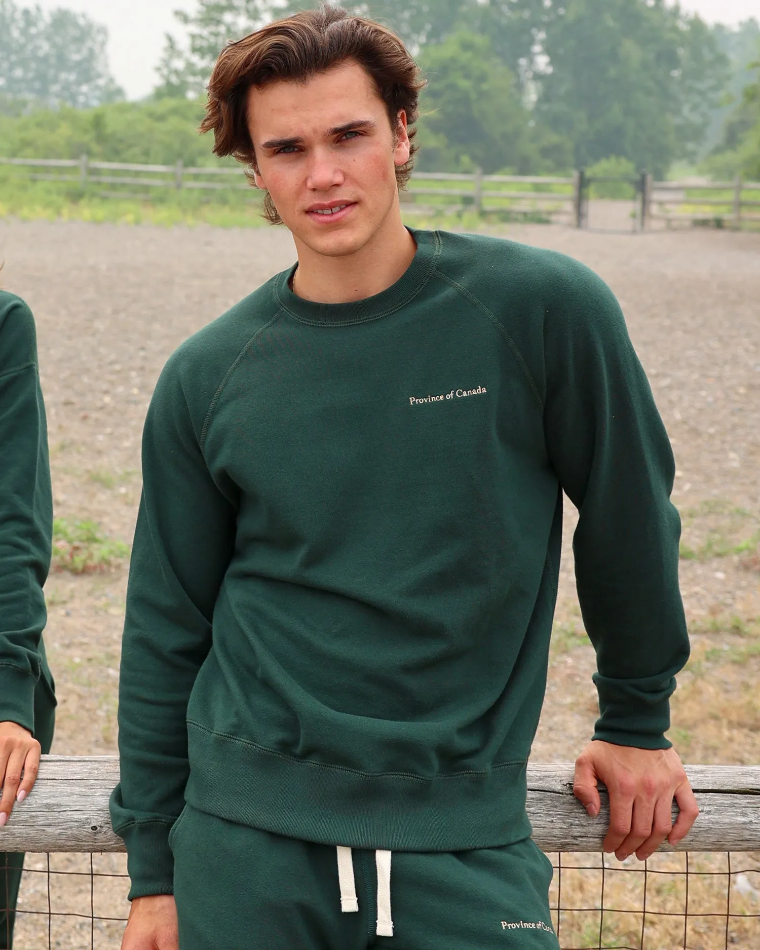 French Terry Sweatshirt Forest - Unisex sold by Province of Canada product image thumbnail 2