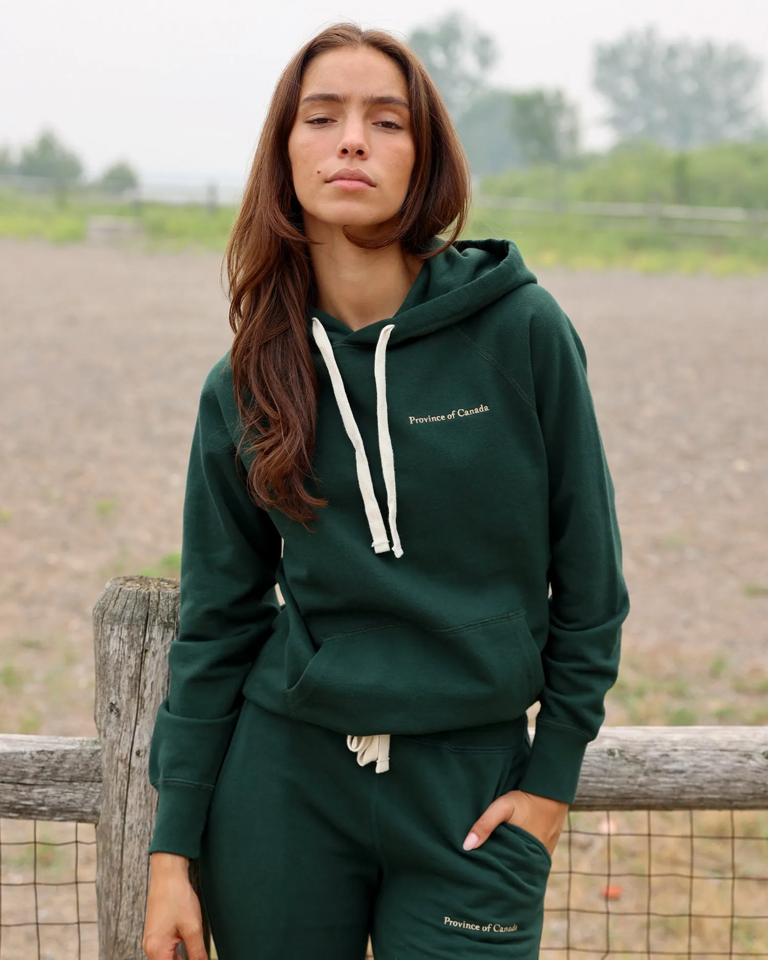 French Terry Hoodie Forest - Unisex sold by Province of Canada product image thumbnail 3