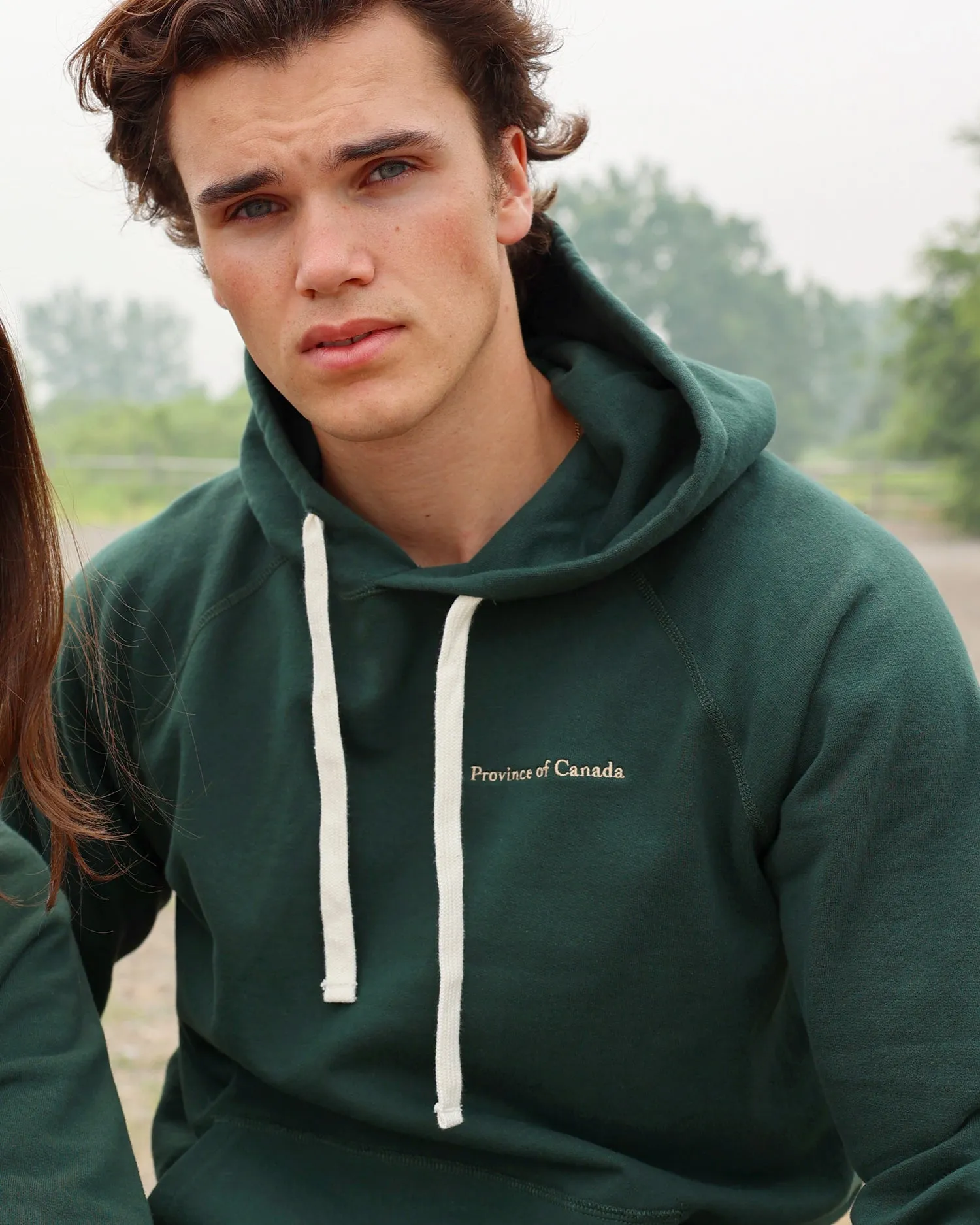 French Terry Hoodie Forest - Unisex sold by Province of Canada product image thumbnail 2