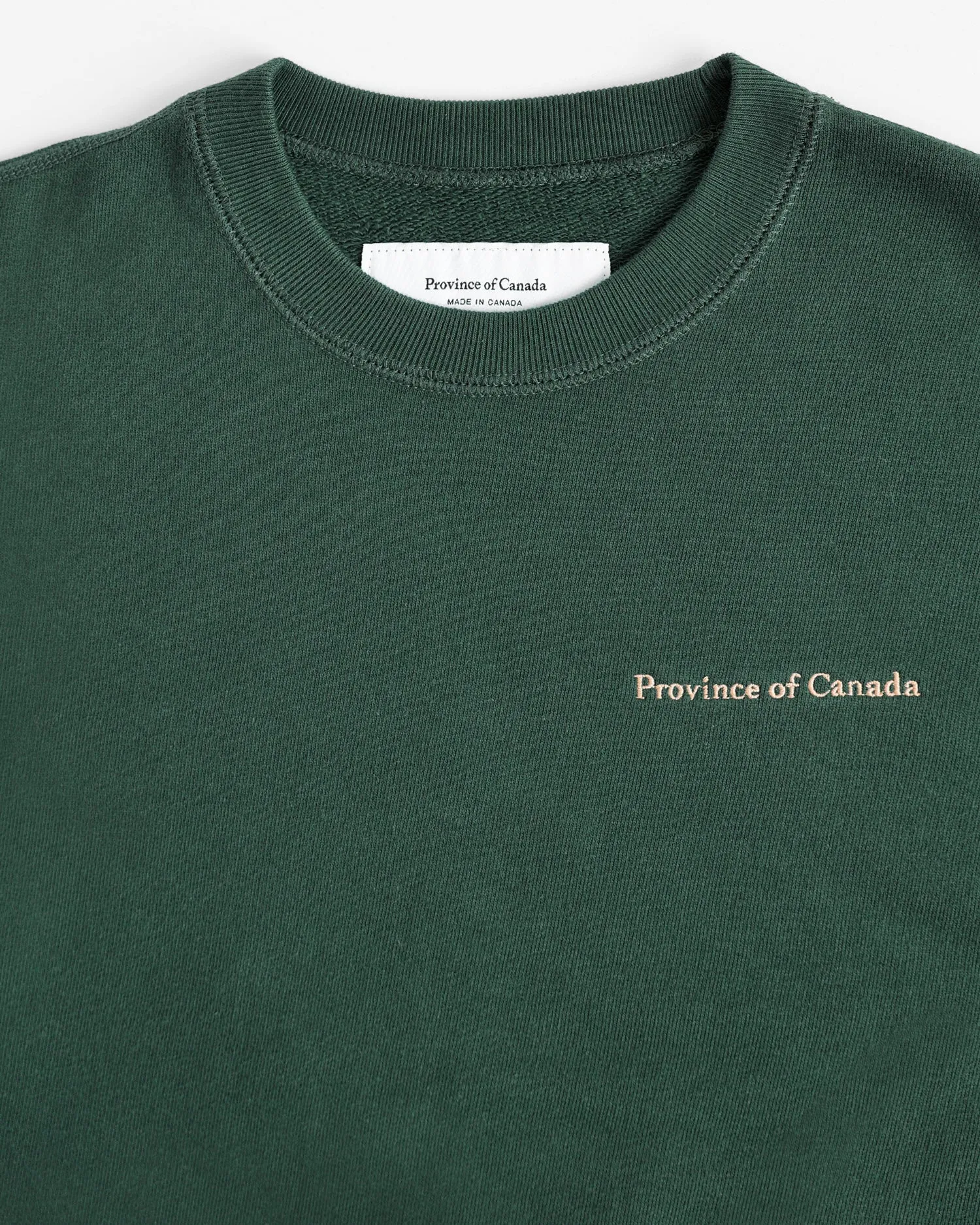French Terry Crop Sweatshirt Forest sold by Province of Canada product image thumbnail 3