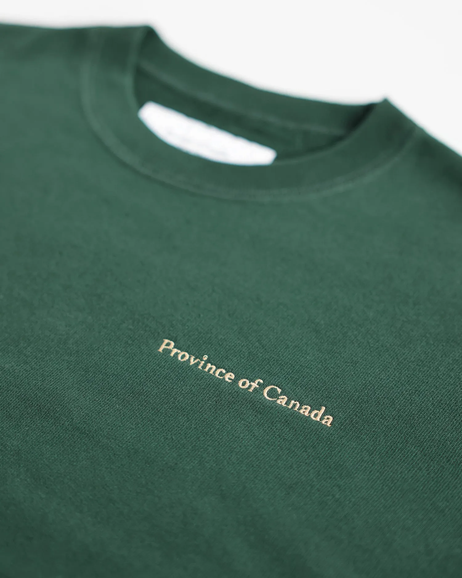 French Terry Crop Sweatshirt Forest sold by Province of Canada product image thumbnail 4