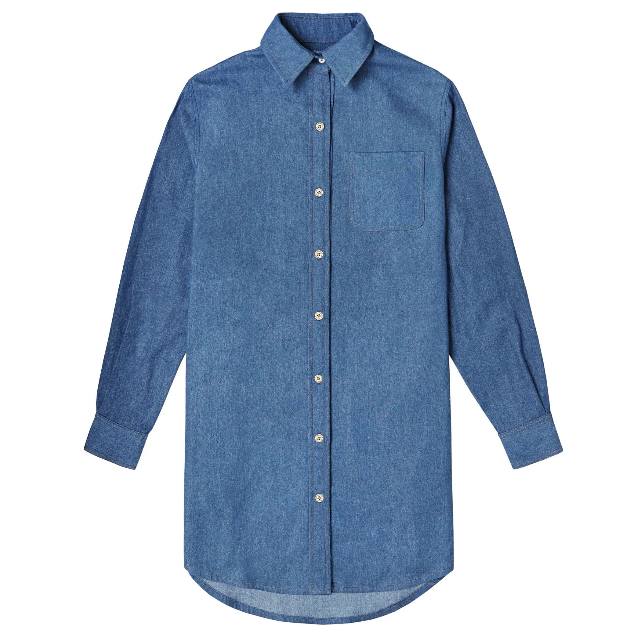 Dark Wash Denim Dress sold by Province of Canada