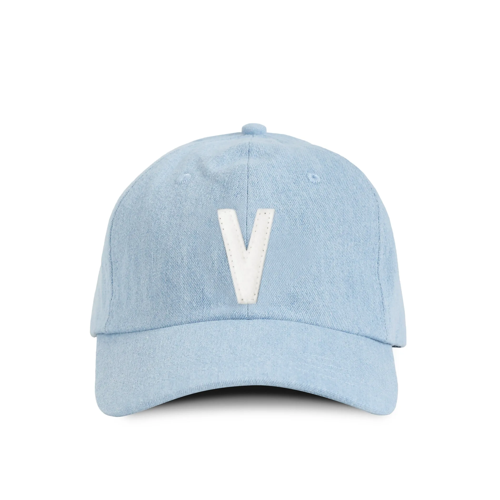 Letter V Baseball Hat Denim sold by Province of Canada