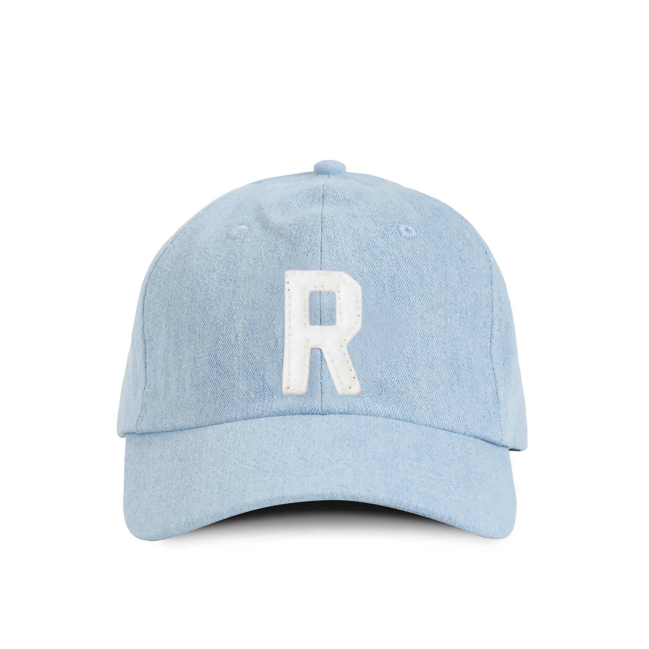 Letter R Baseball Hat Denim sold by Province of Canada