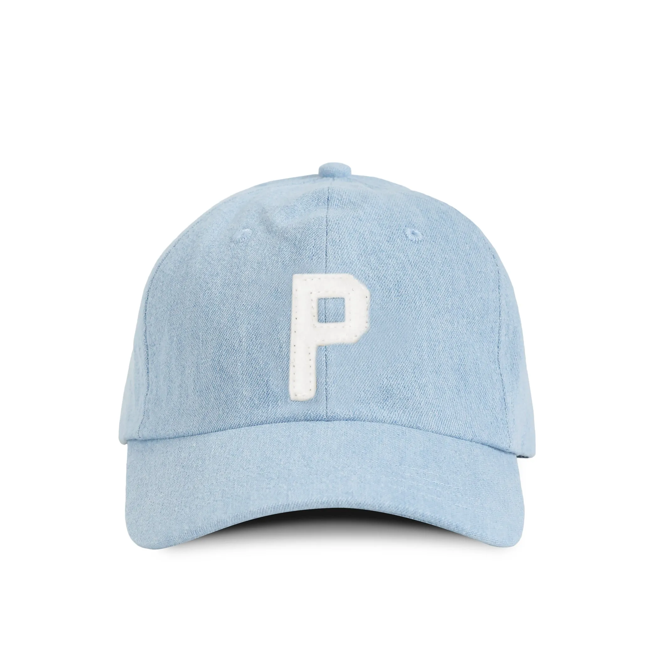 Letter P Baseball Hat Denim sold by Province of Canada