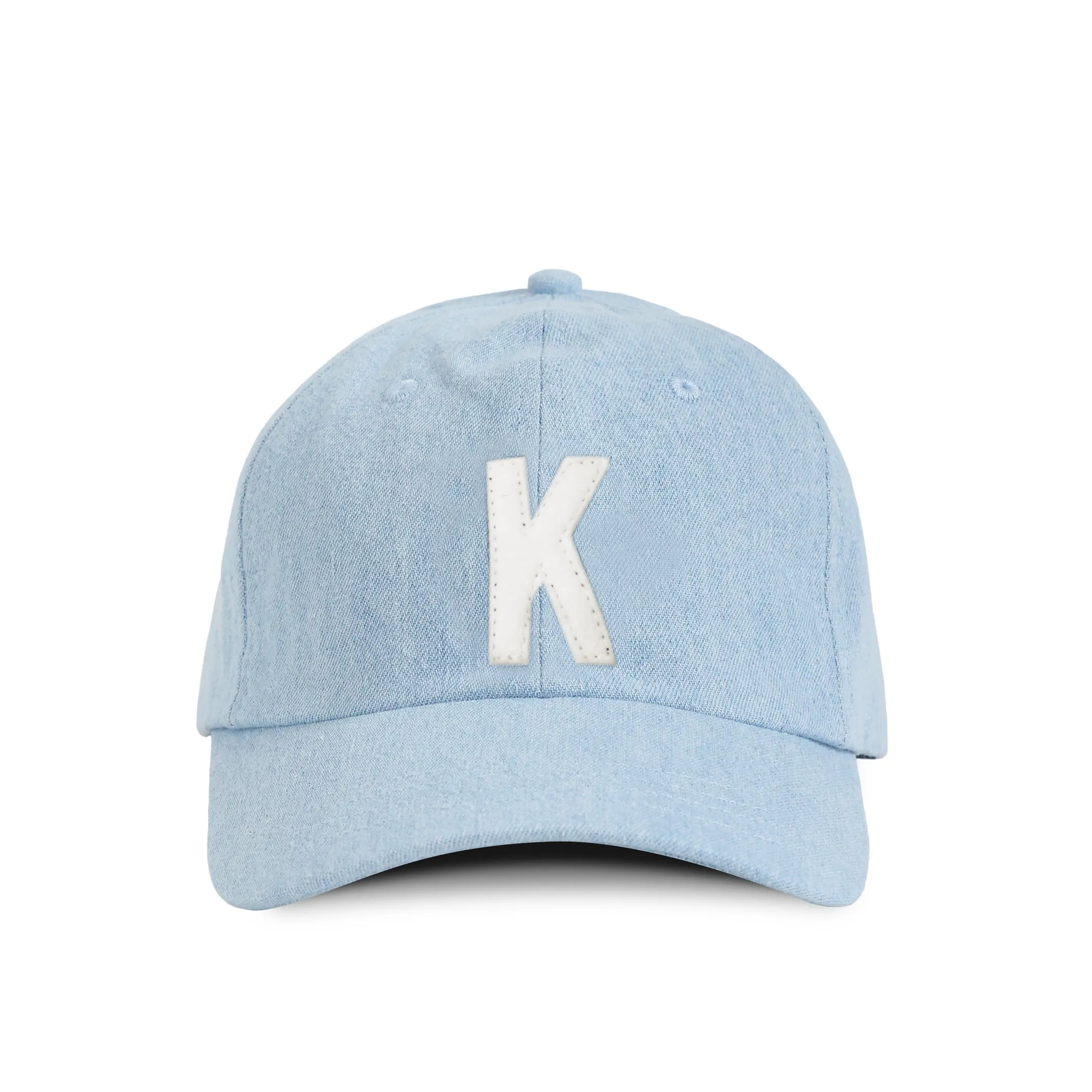Letter K Baseball Hat Denim sold by Province of Canada